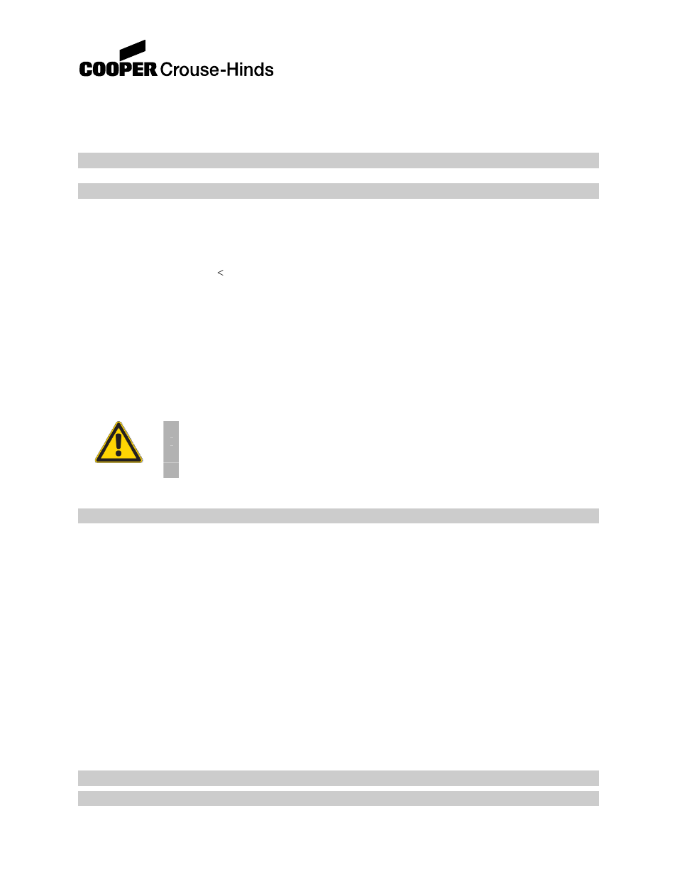 Caution | Cooper Hand Tools MODEL 4 LED STYLE III L-852T User Manual | Page 7 / 15