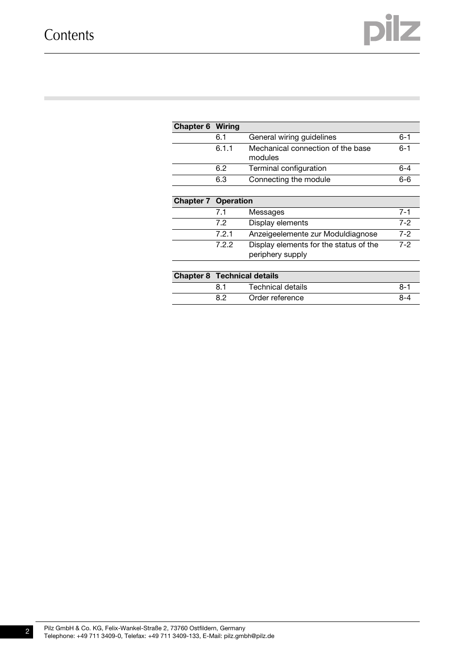 Pilz PSSu E F PS-P User Manual | Page 4 / 37