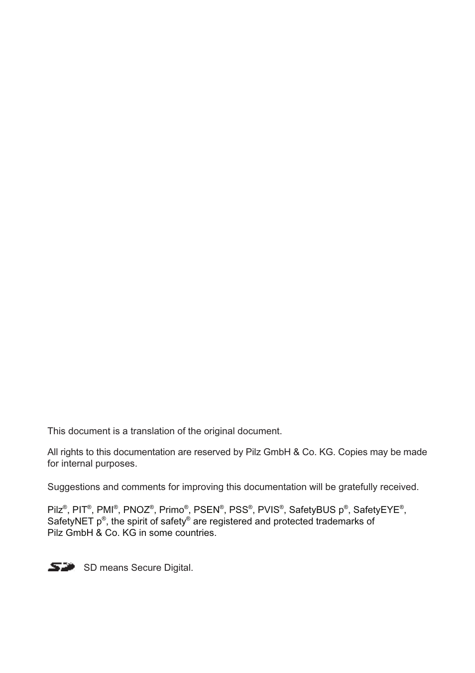 Preface | Pilz PSSu E PS-P 5V User Manual | Page 2 / 33