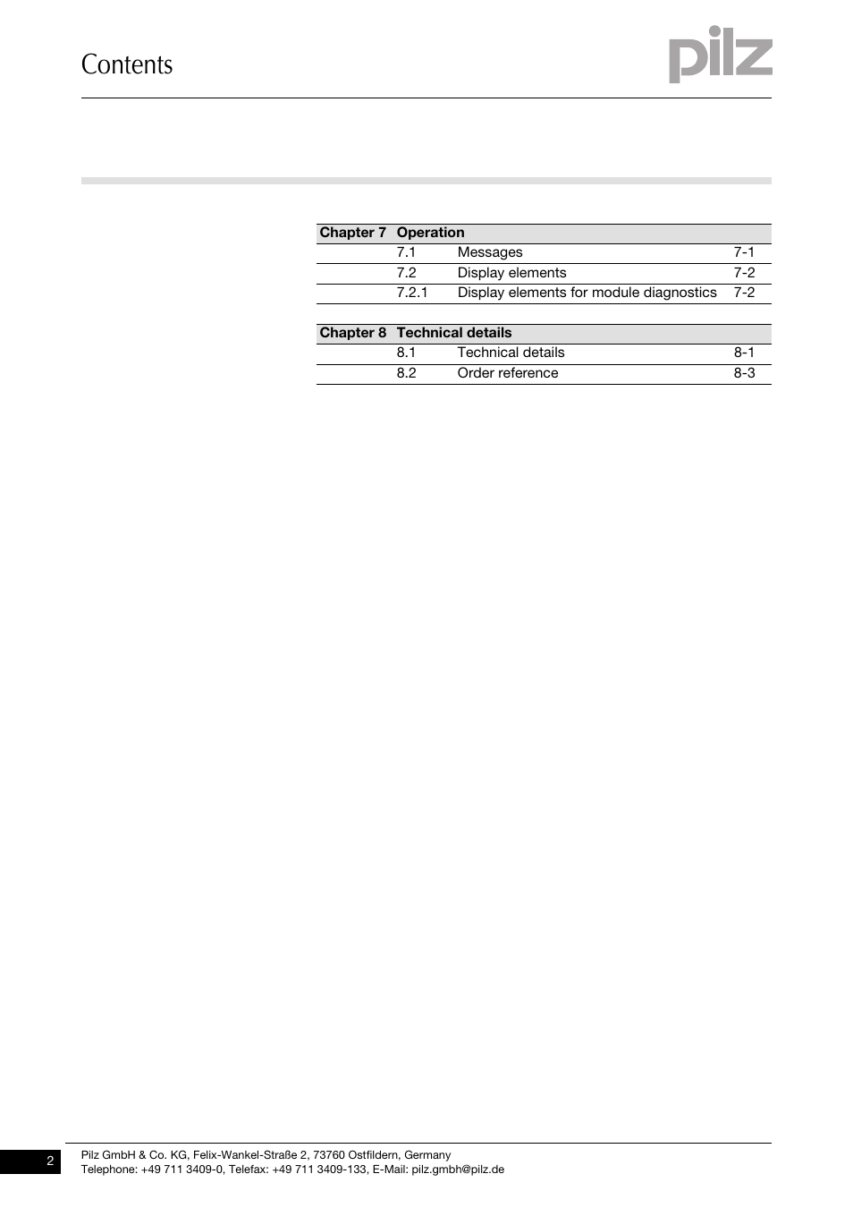 Pilz PSSu E PS-P +/-10V User Manual | Page 4 / 33