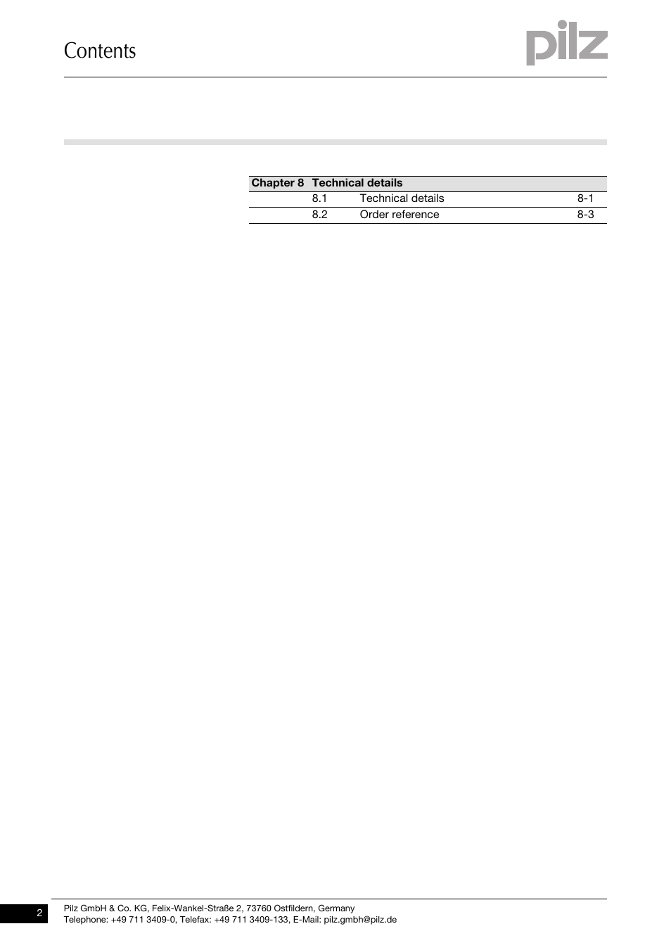 Pilz PSSu XB F -T User Manual | Page 4 / 33
