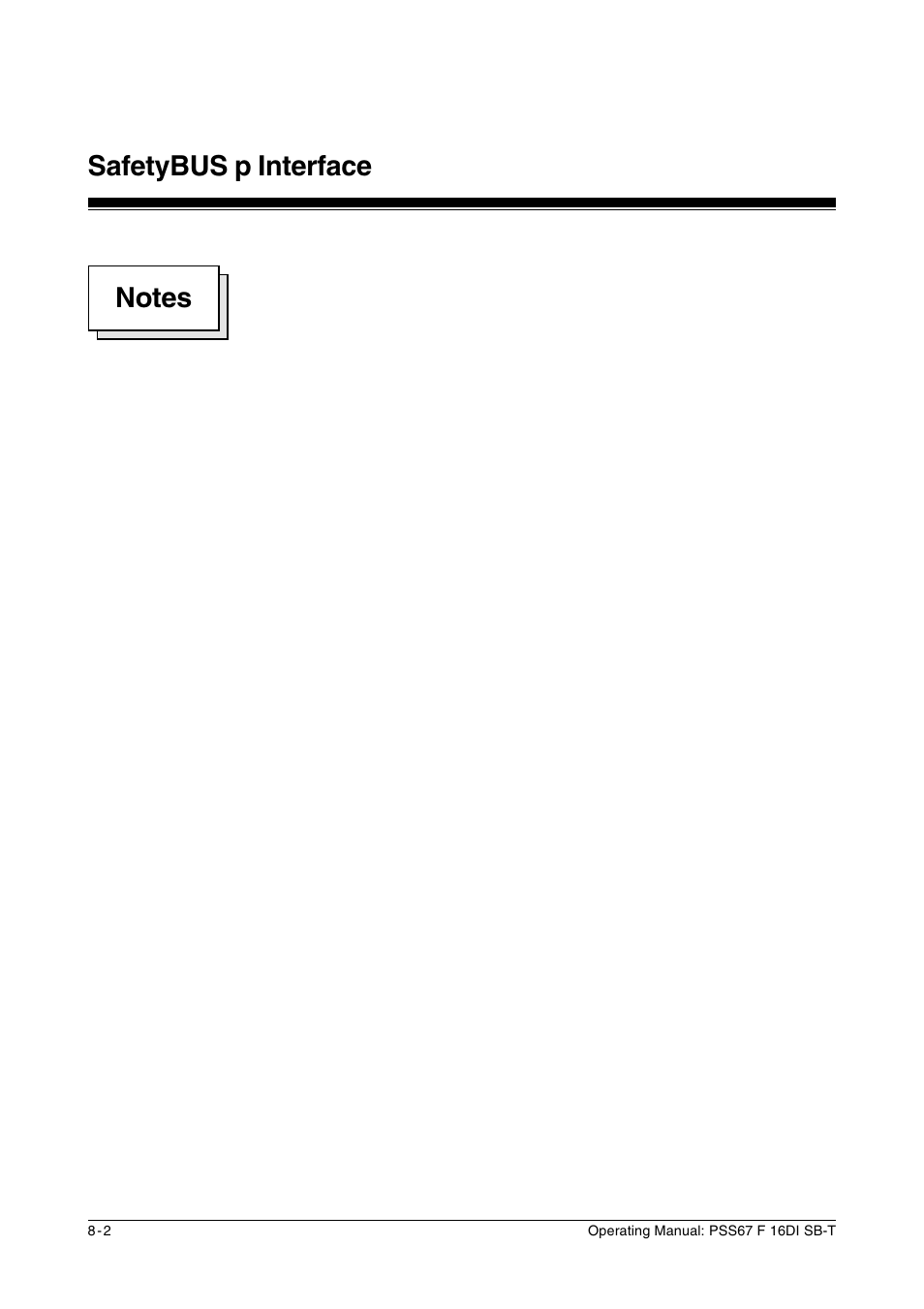 Safetybus p interface | Pilz PSS67 F 16DI SB-T User Manual | Page 40 / 51