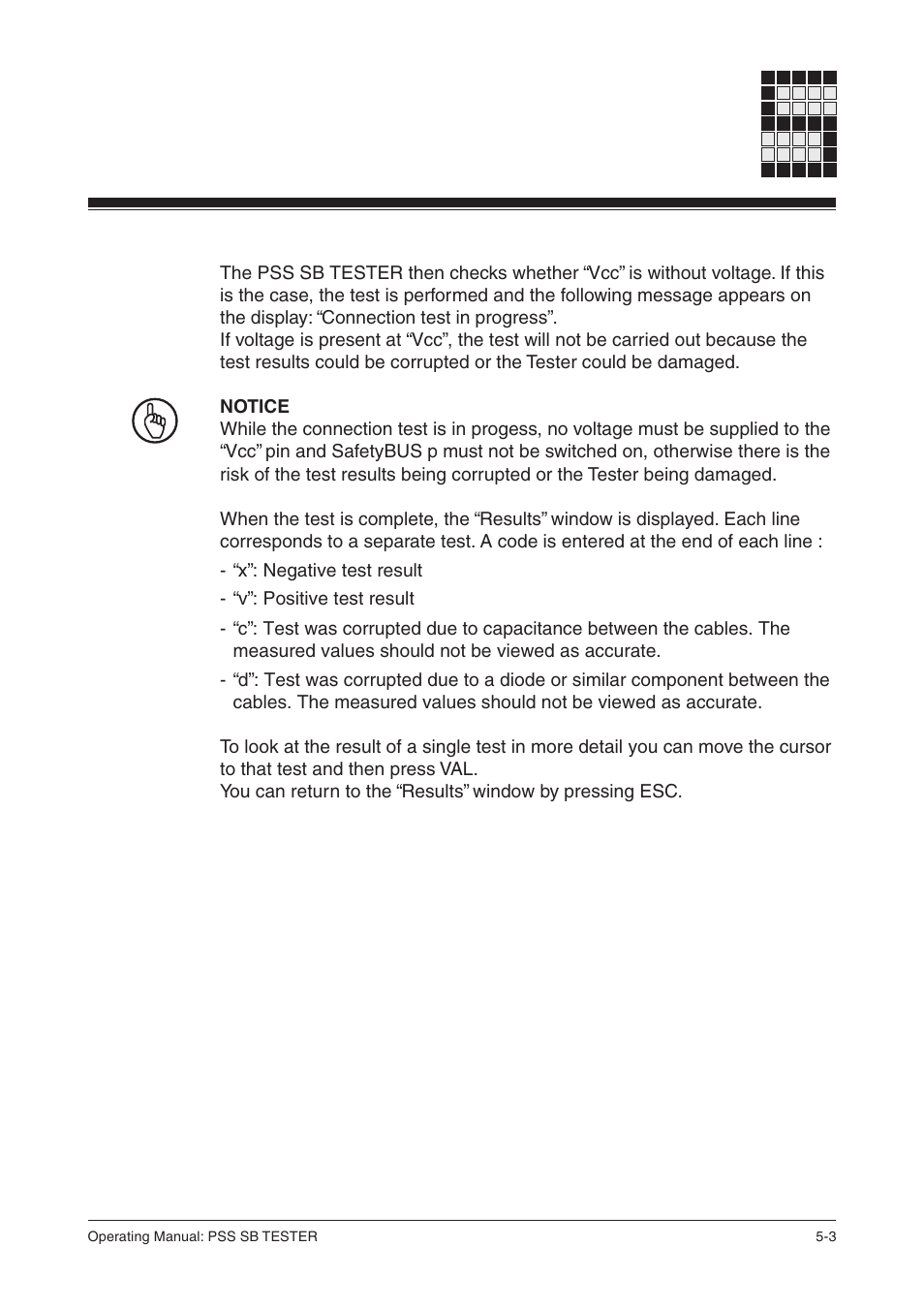 Pilz PSS SB TESTER D User Manual | Page 21 / 47
