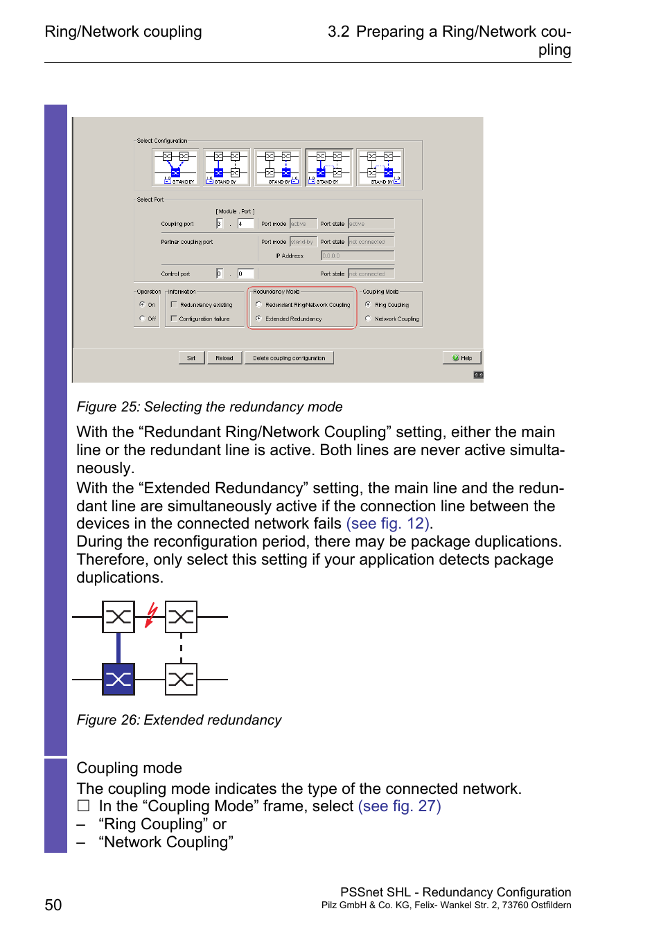 Pilz PSSnet SHL 8T MRP User Manual | Page 50 / 86