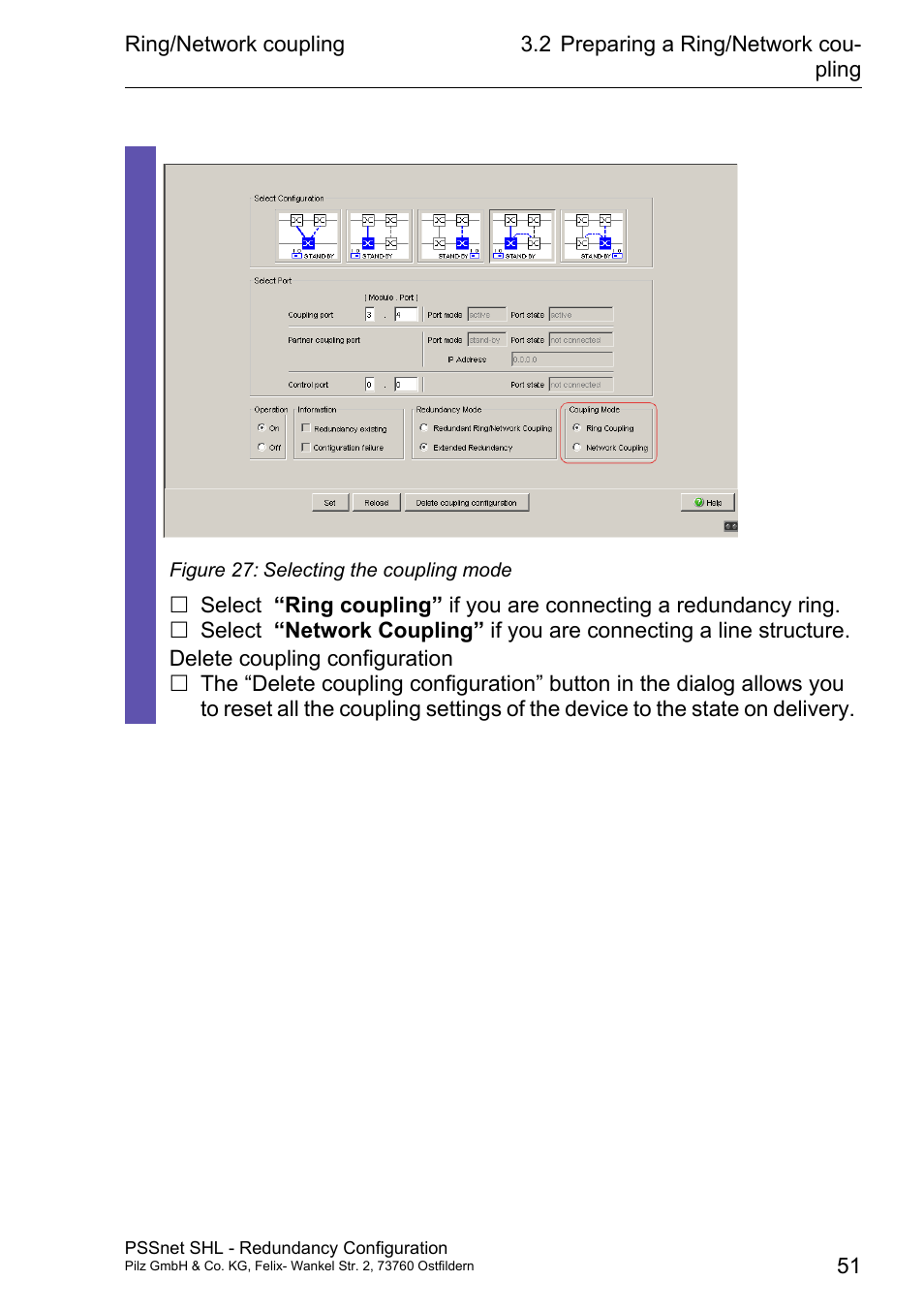 Pilz PSSnet SHL 8T MRP User Manual | Page 51 / 86