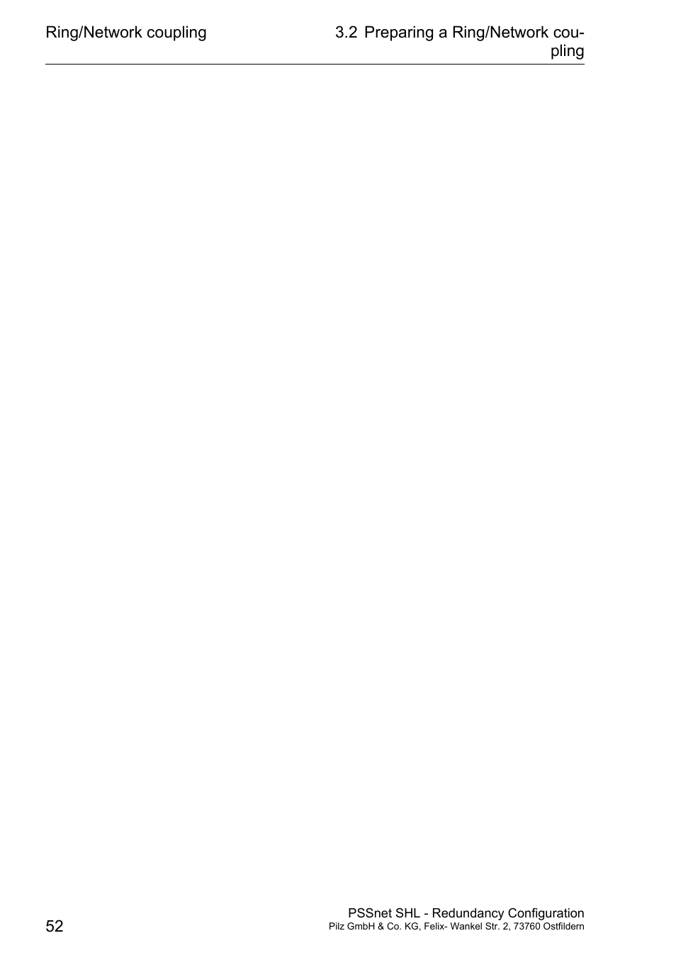 Pilz PSSnet SHL 8T MRP User Manual | Page 52 / 86
