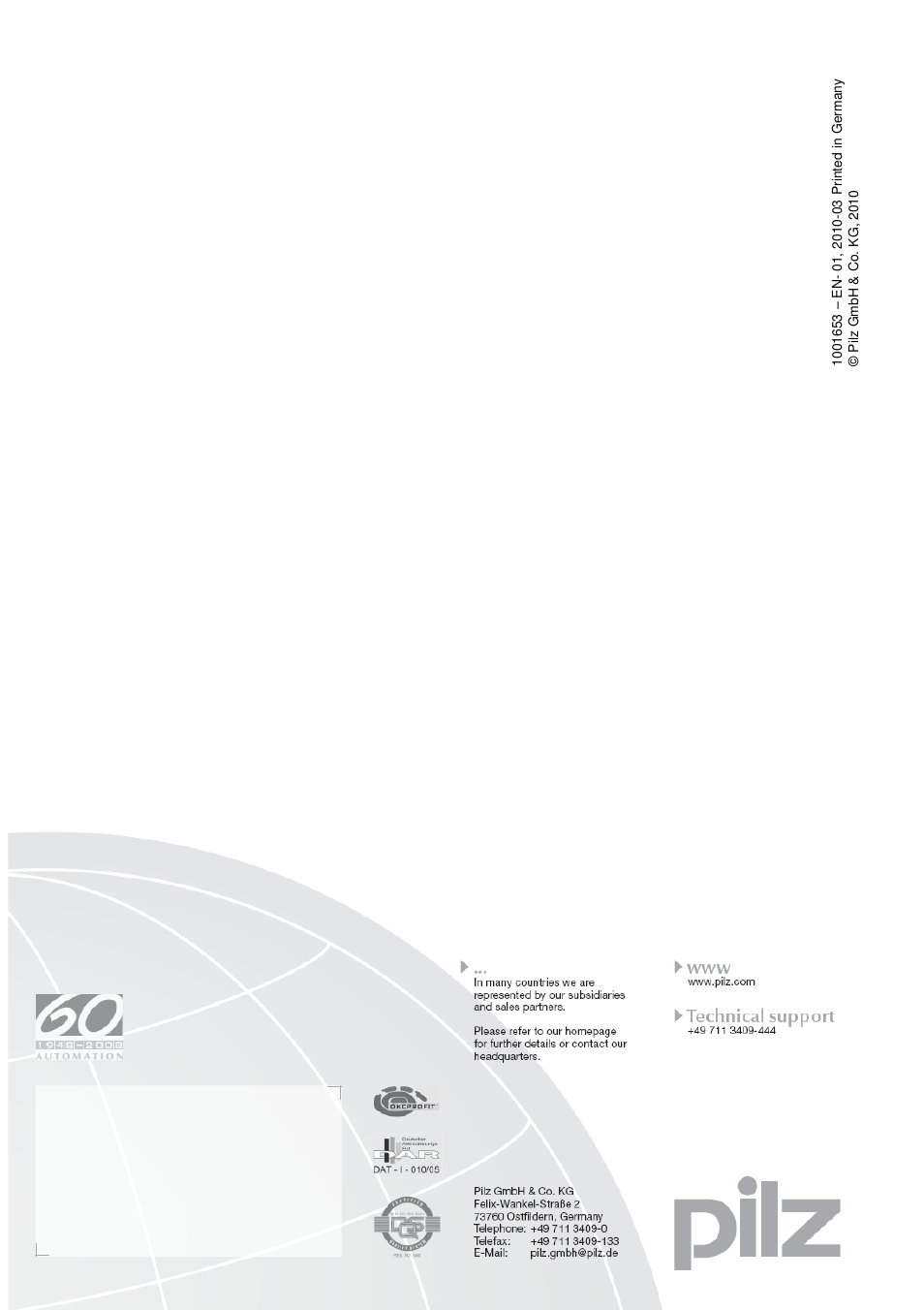 Pilz PSSnet SHL 8T MRP User Manual | Page 86 / 86