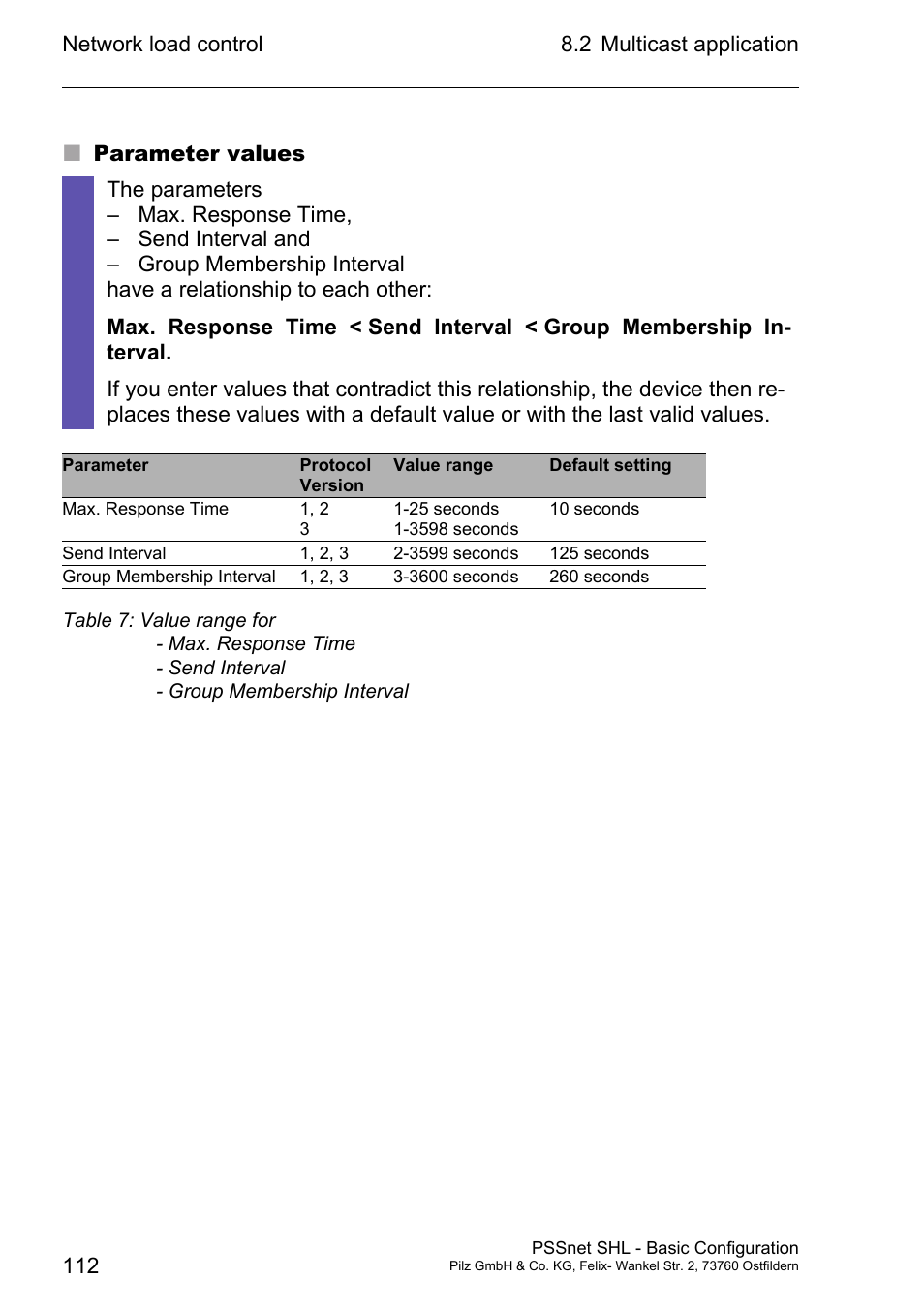 Pilz PSSnet SHL 8T MRP User Manual | Page 111 / 203