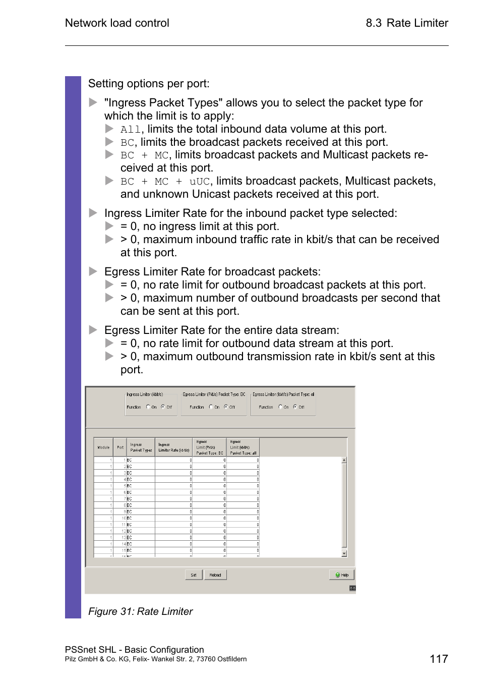 Pilz PSSnet SHL 8T MRP User Manual | Page 116 / 203