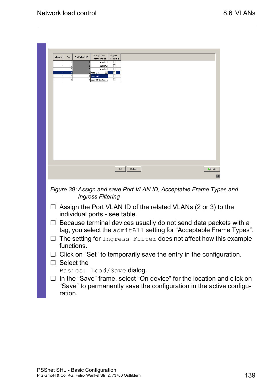 Pilz PSSnet SHL 8T MRP User Manual | Page 138 / 203