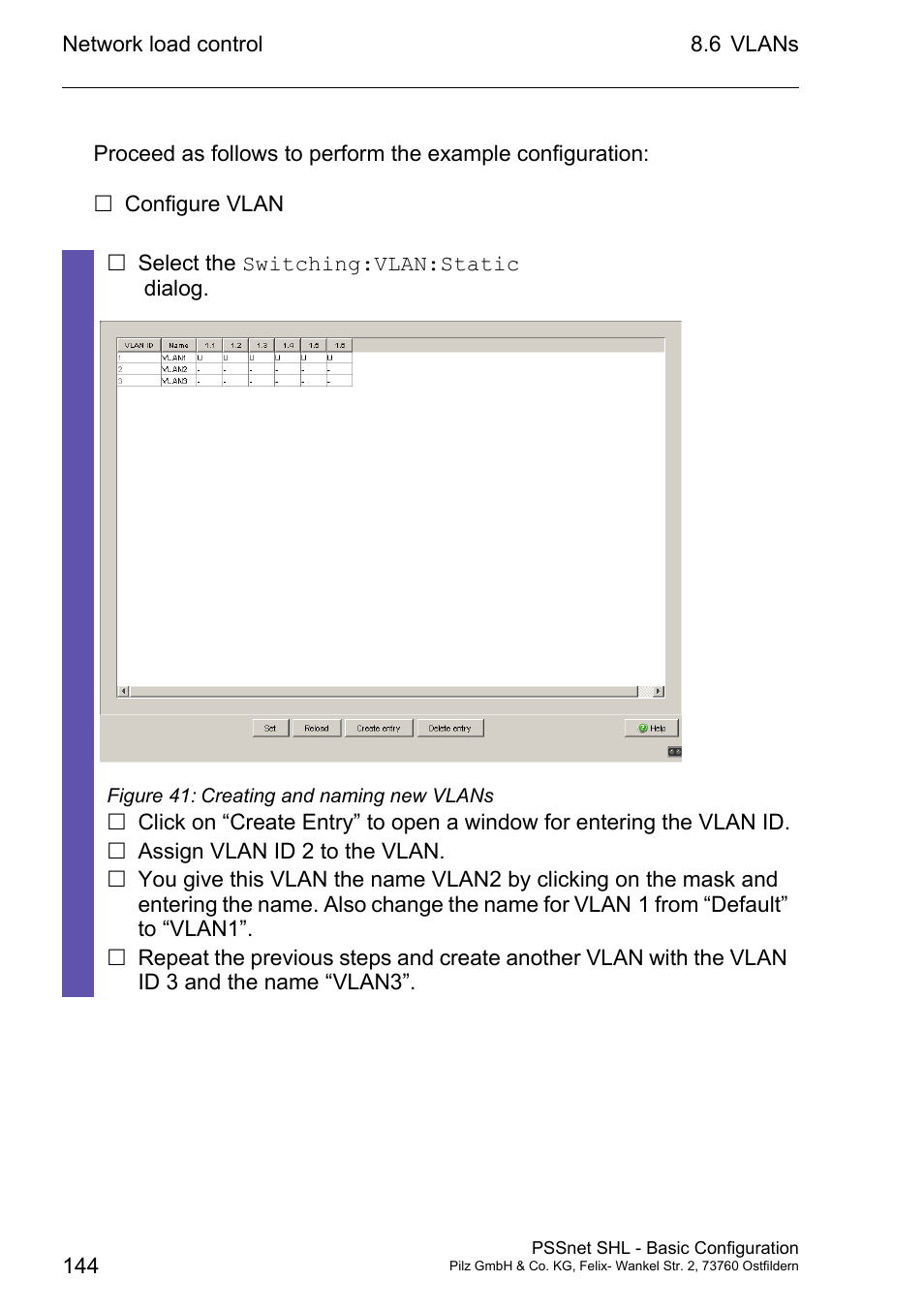 Pilz PSSnet SHL 8T MRP User Manual | Page 143 / 203