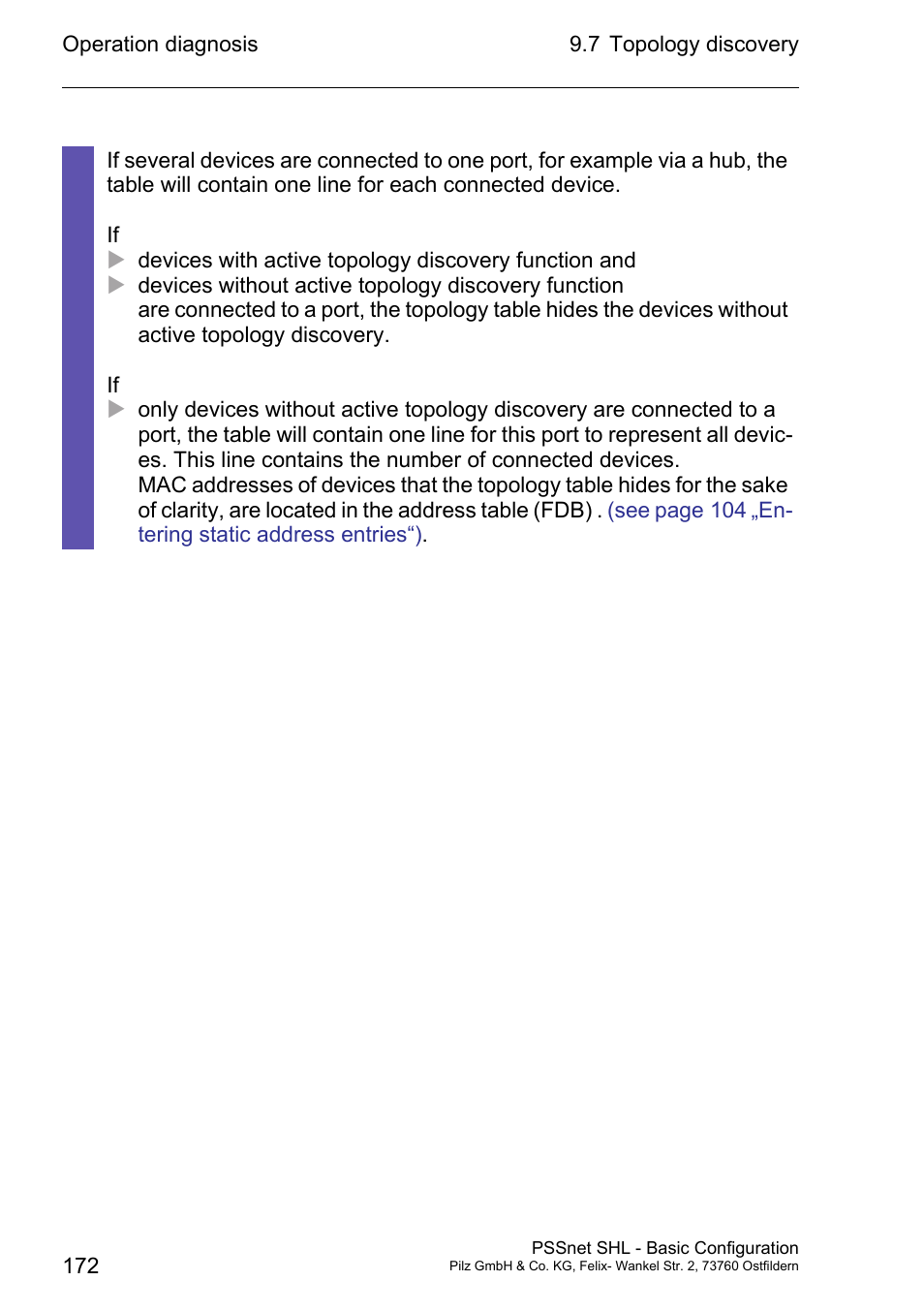 Pilz PSSnet SHL 8T MRP User Manual | Page 171 / 203