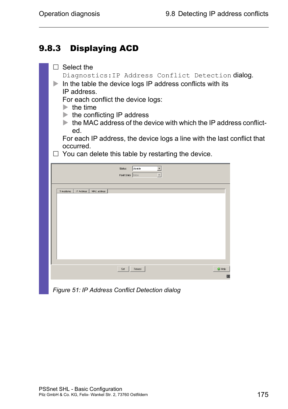 3 displaying acd | Pilz PSSnet SHL 8T MRP User Manual | Page 174 / 203