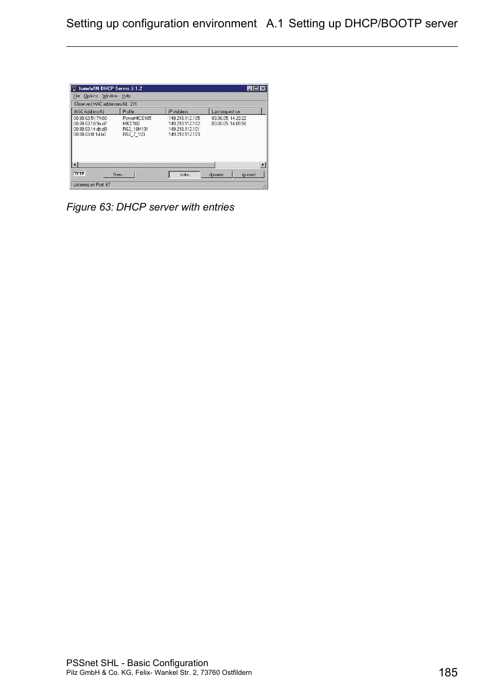 Pilz PSSnet SHL 8T MRP User Manual | Page 184 / 203