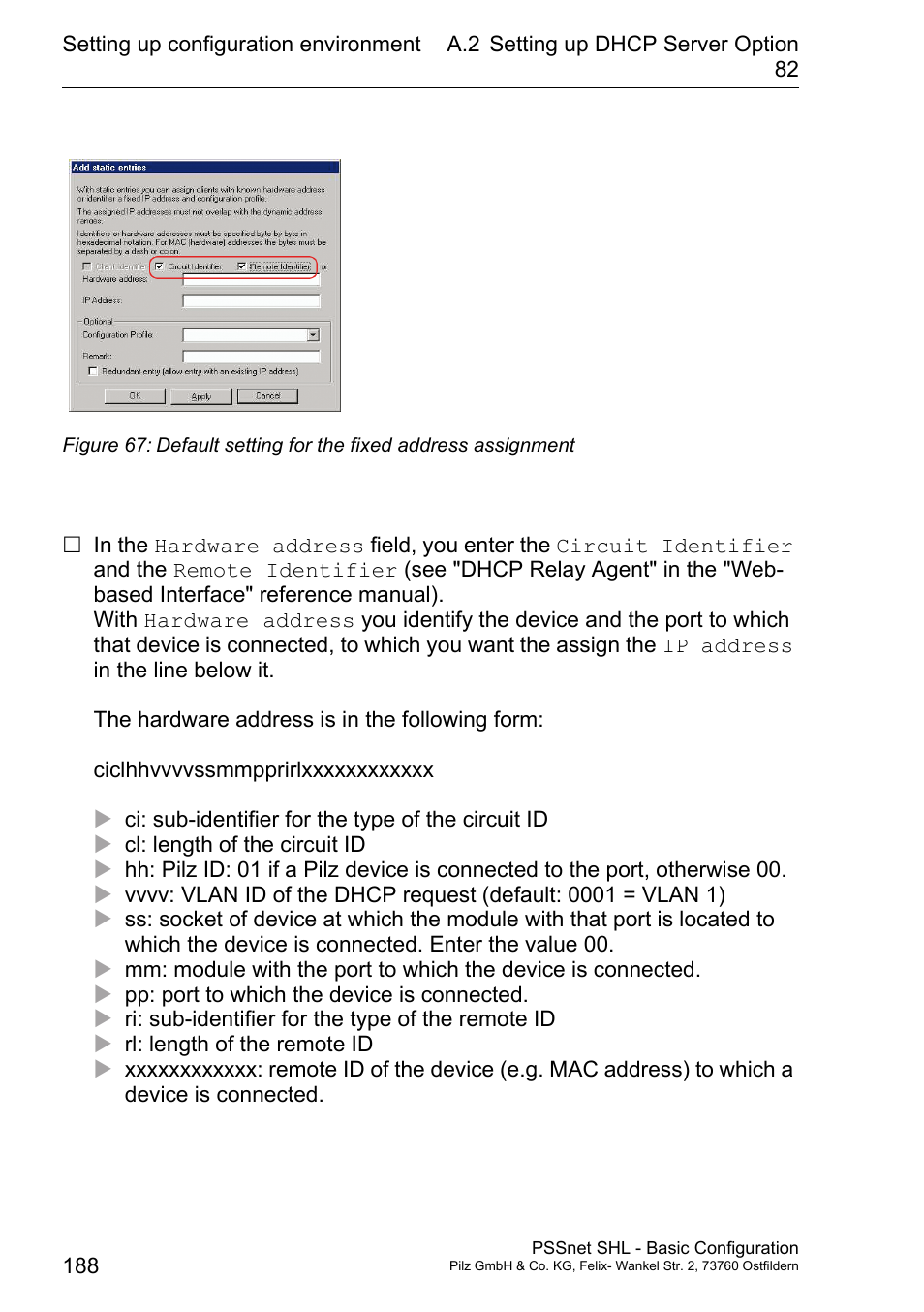 Pilz PSSnet SHL 8T MRP User Manual | Page 187 / 203