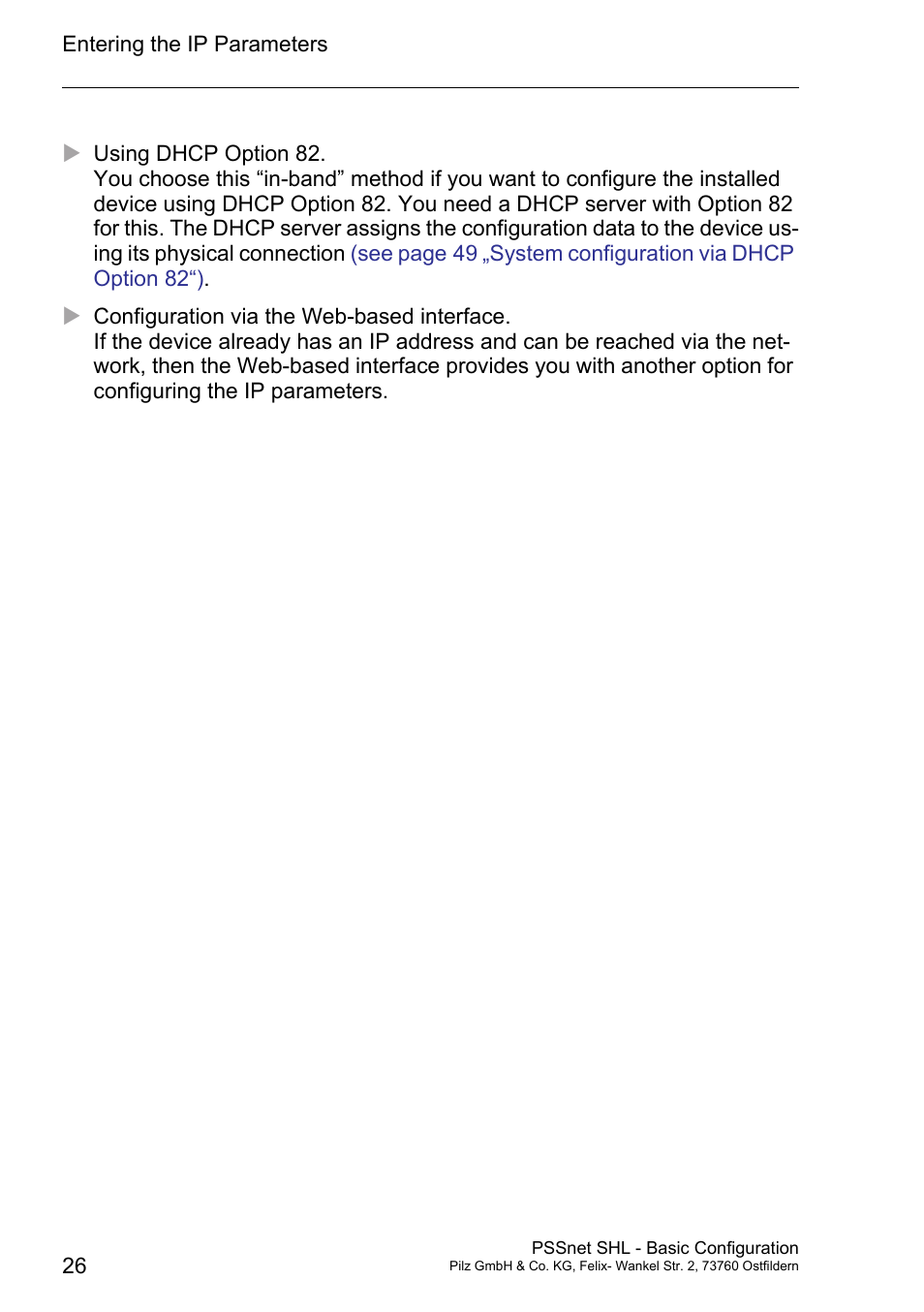 Pilz PSSnet SHL 8T MRP User Manual | Page 25 / 203