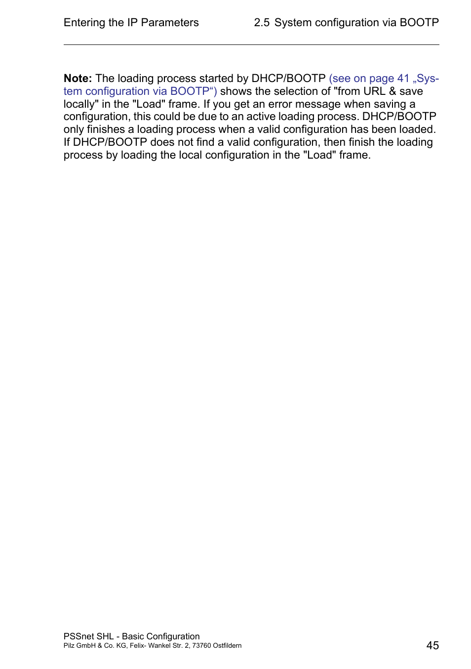 Pilz PSSnet SHL 8T MRP User Manual | Page 44 / 203