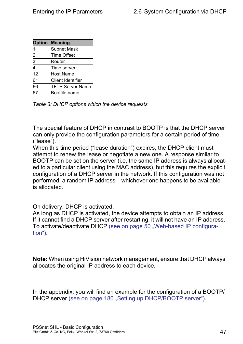 Pilz PSSnet SHL 8T MRP User Manual | Page 46 / 203