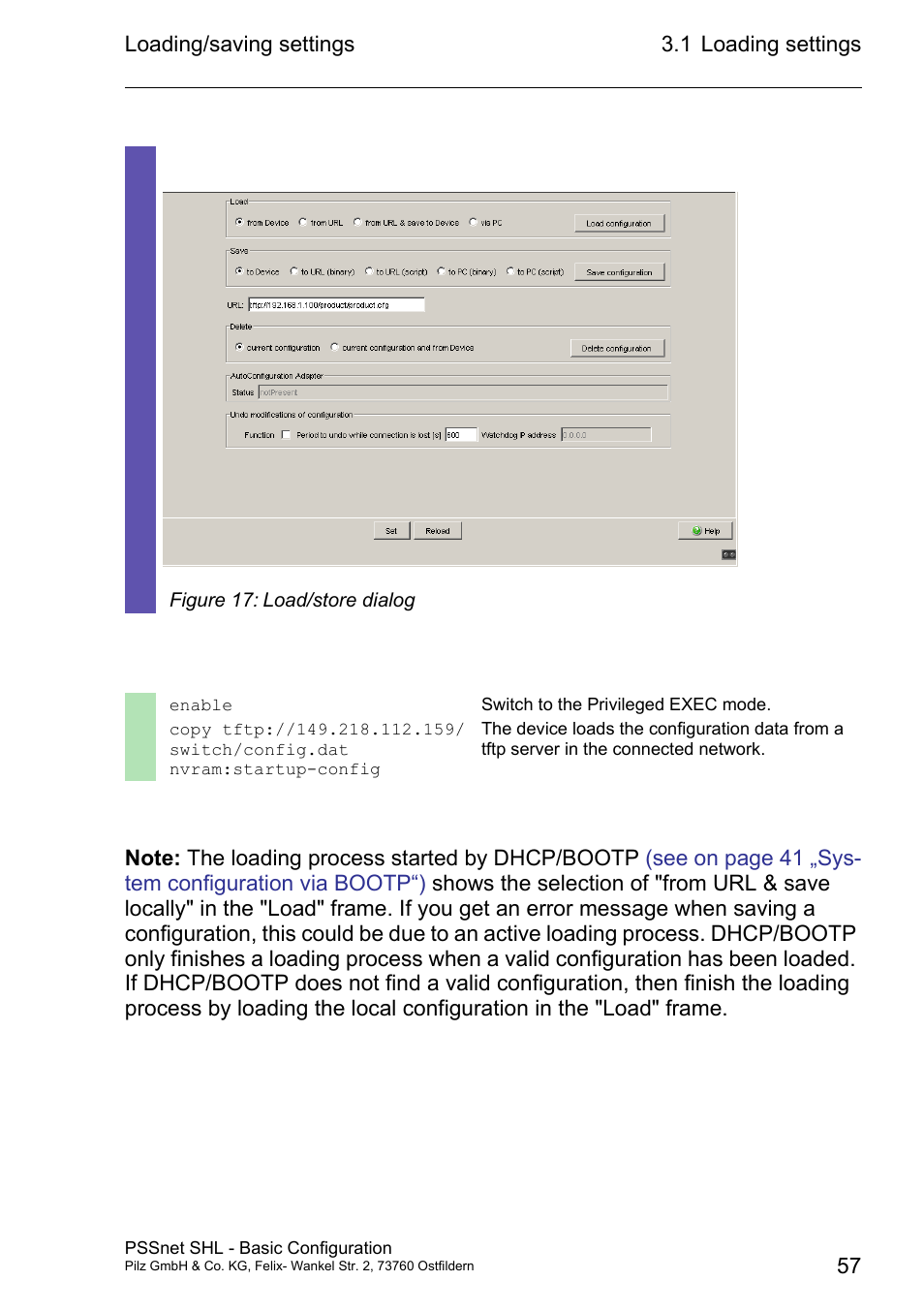 Pilz PSSnet SHL 8T MRP User Manual | Page 56 / 203