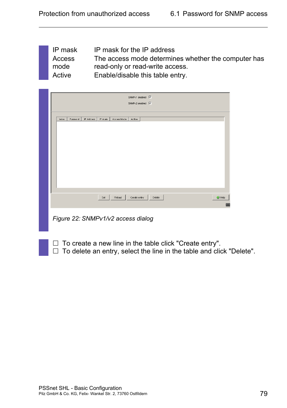 Pilz PSSnet SHL 8T MRP User Manual | Page 78 / 203