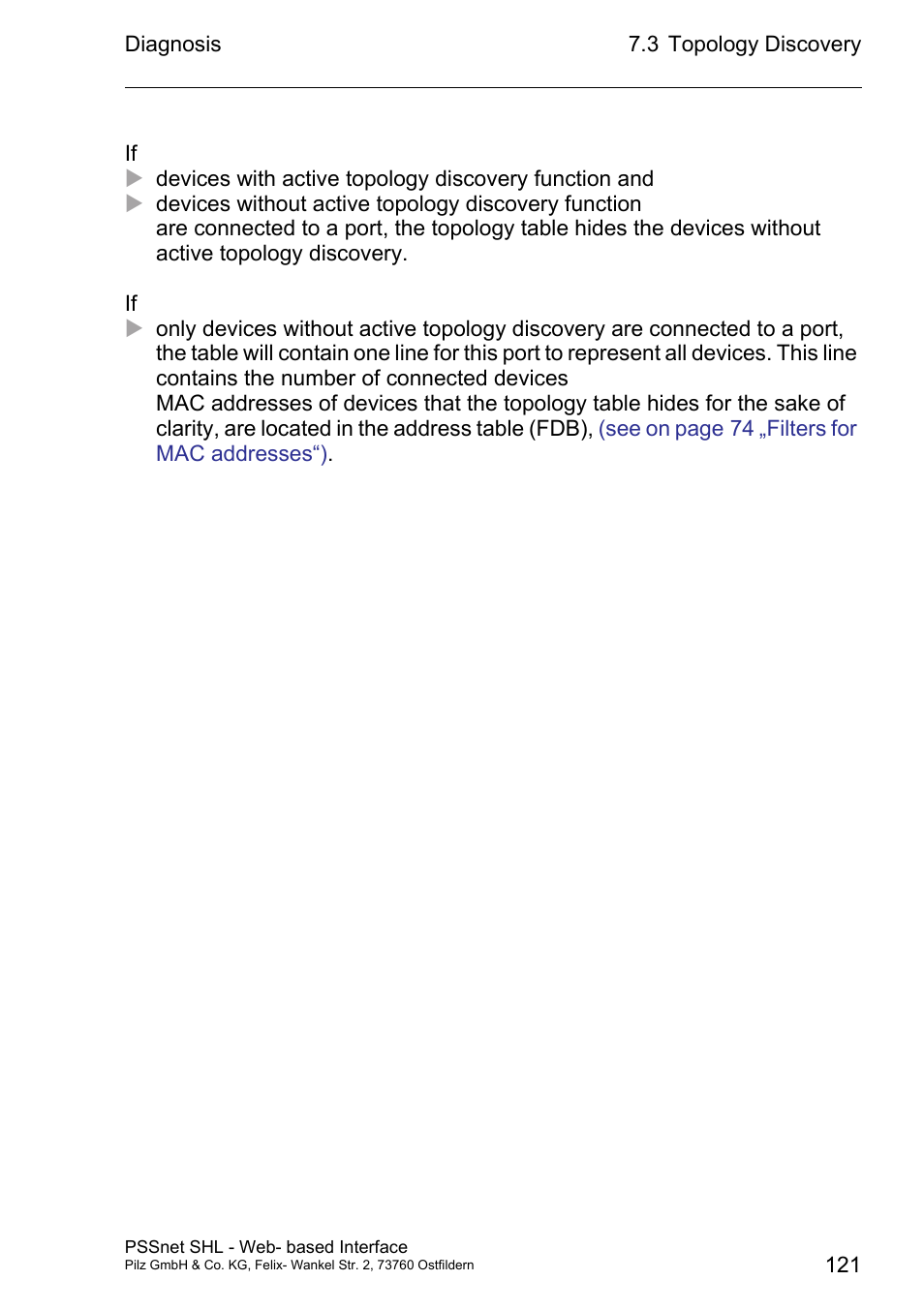 Pilz PSSnet SHL 8T MRP User Manual | Page 121 / 156