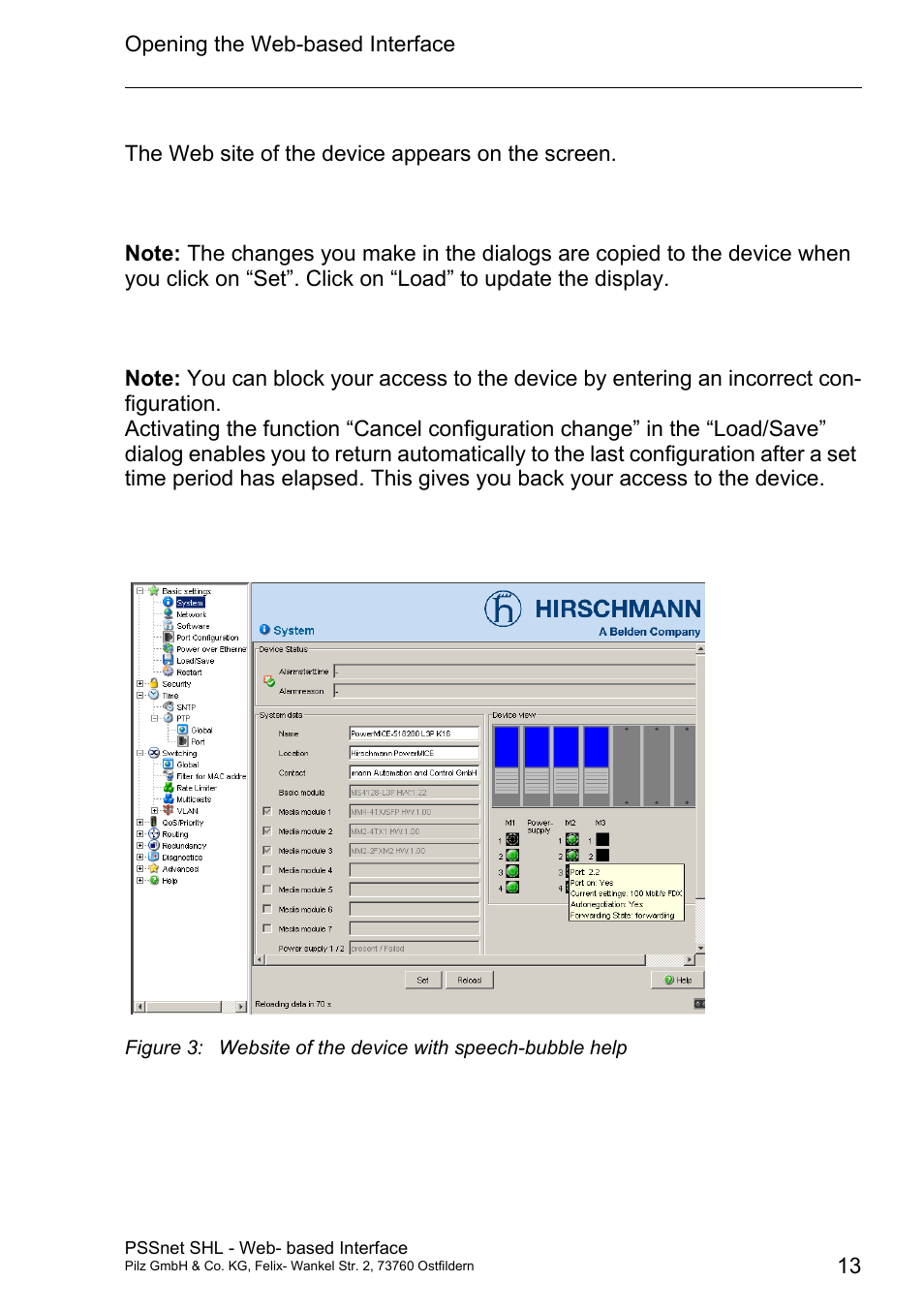 Pilz PSSnet SHL 8T MRP User Manual | Page 13 / 156