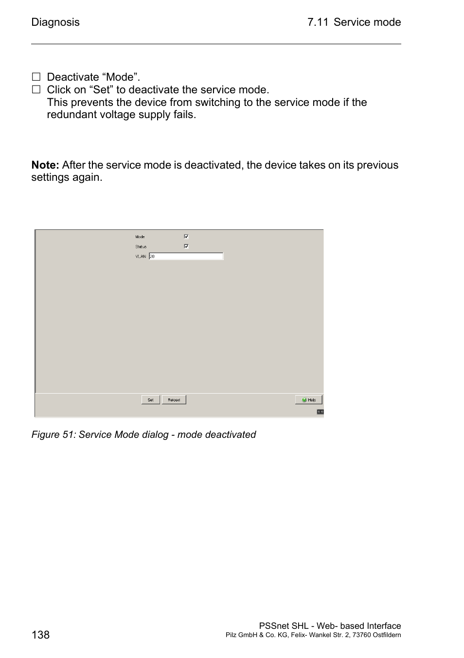 Pilz PSSnet SHL 8T MRP User Manual | Page 138 / 156