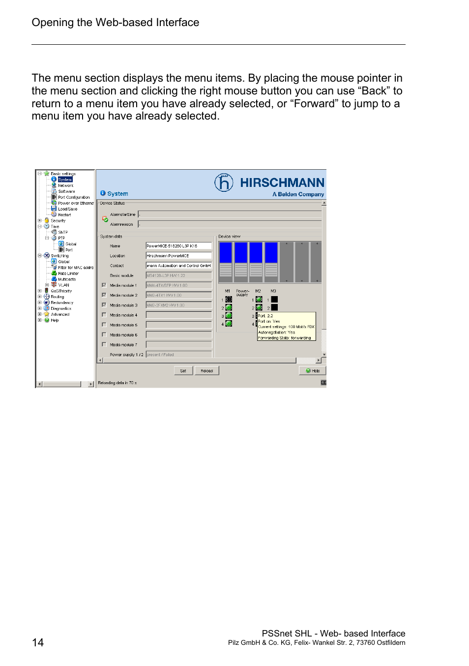 Pilz PSSnet SHL 8T MRP User Manual | Page 14 / 156