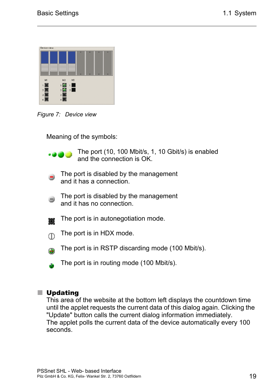 Pilz PSSnet SHL 8T MRP User Manual | Page 19 / 156