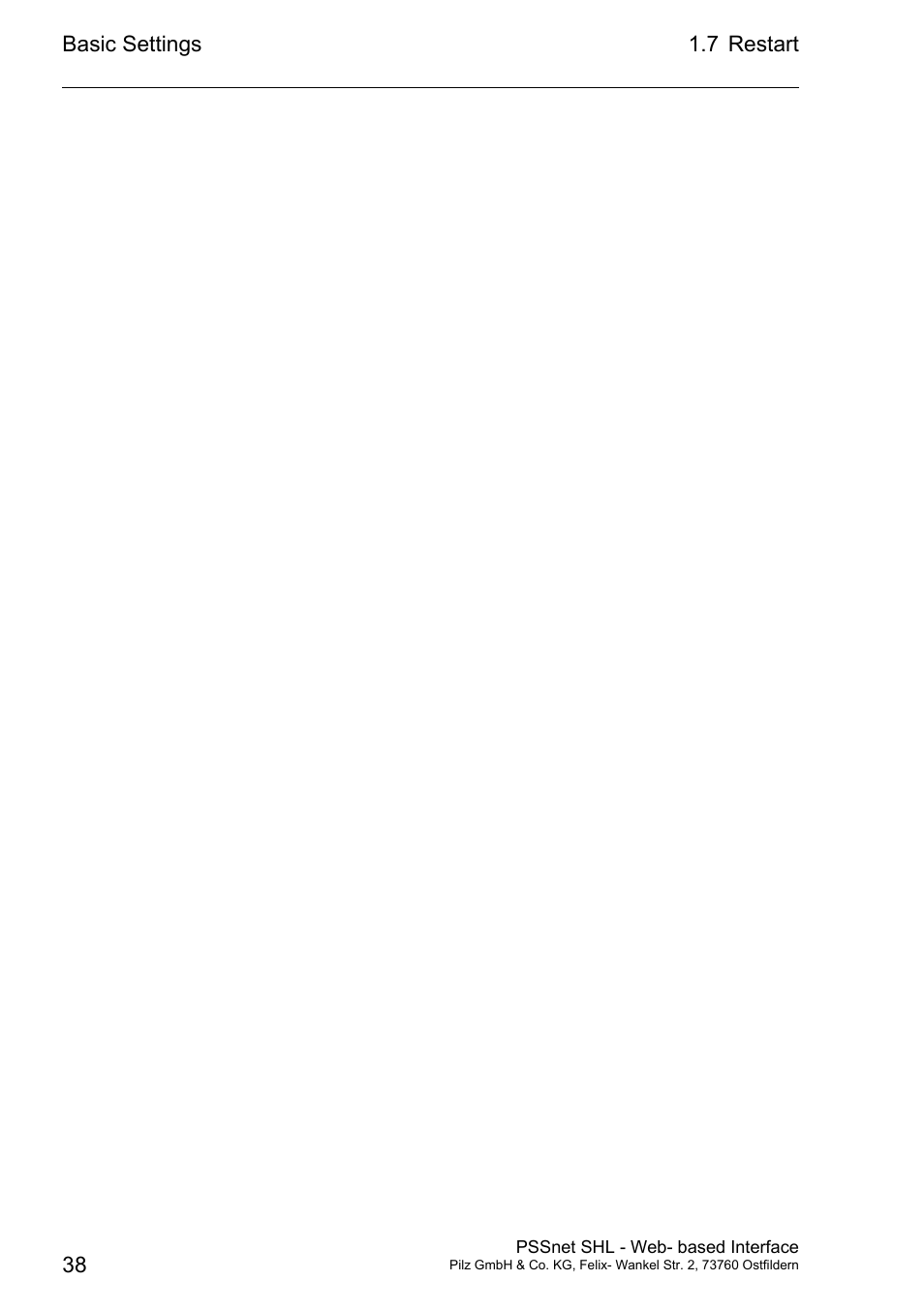 Pilz PSSnet SHL 8T MRP User Manual | Page 38 / 156