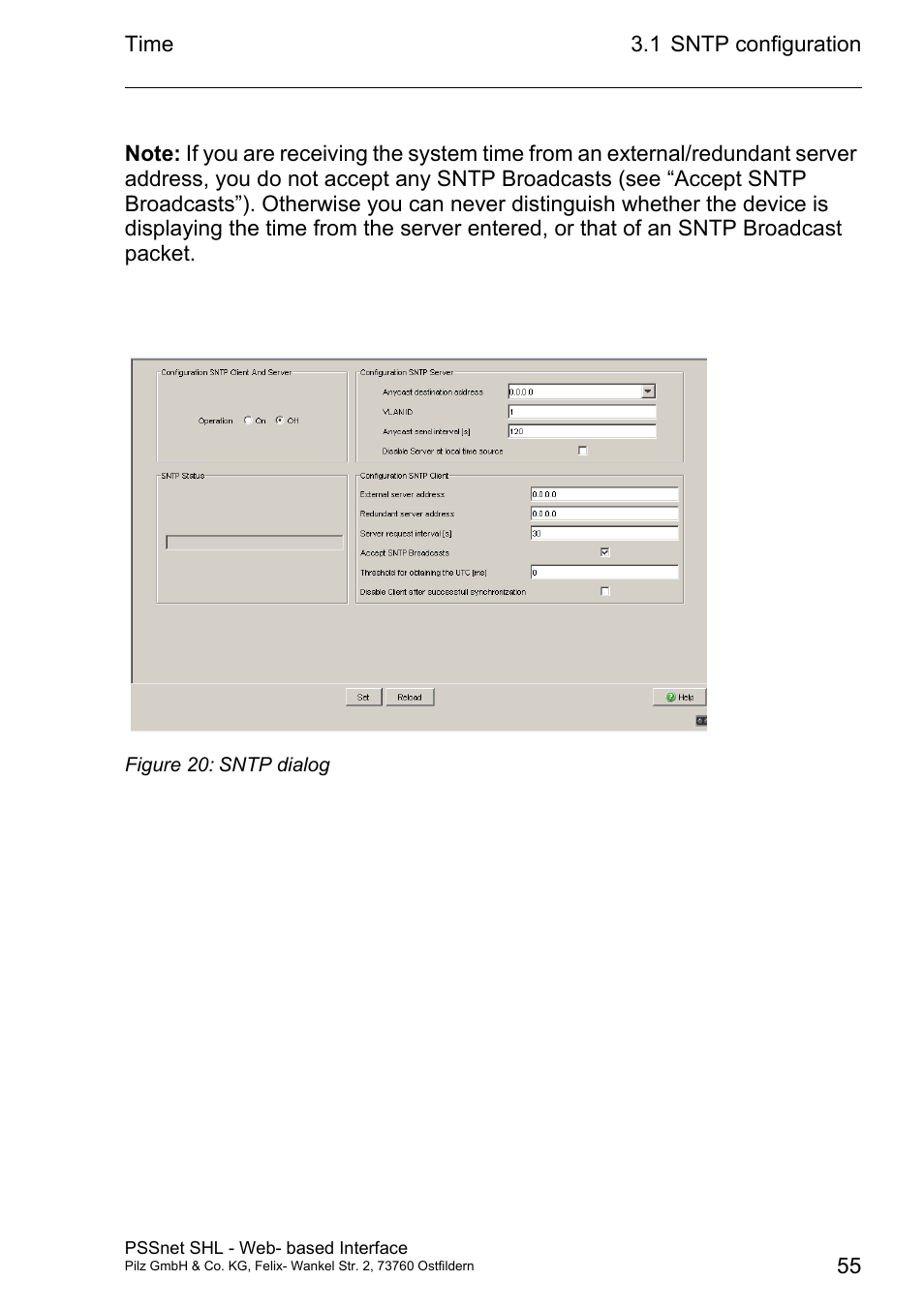 Pilz PSSnet SHL 8T MRP User Manual | Page 55 / 156