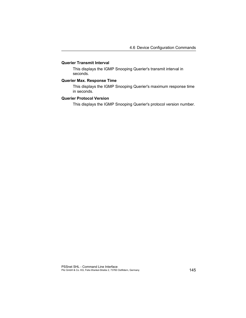 Pilz PSSnet SHL 8T MRP User Manual | Page 145 / 353