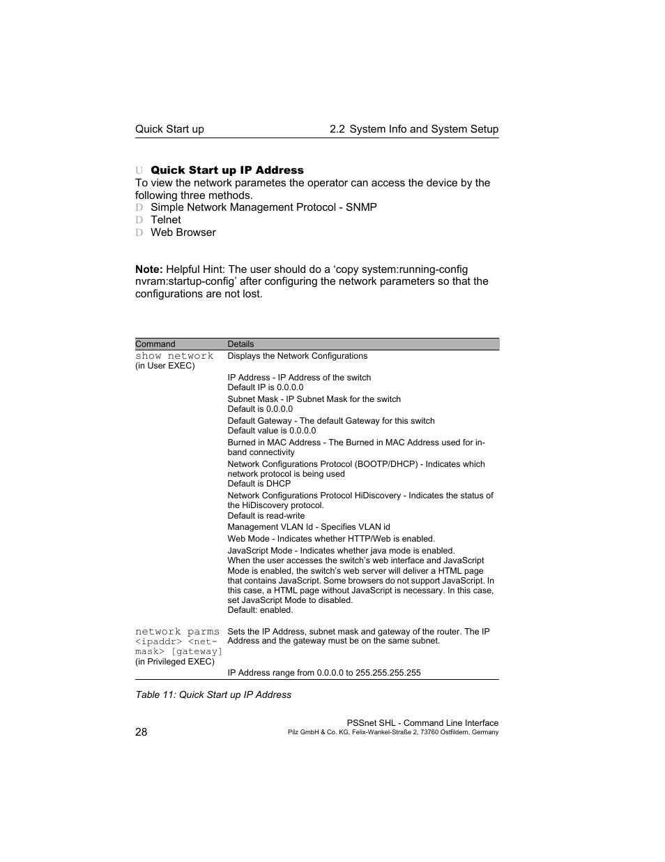 Pilz PSSnet SHL 8T MRP User Manual | Page 28 / 353