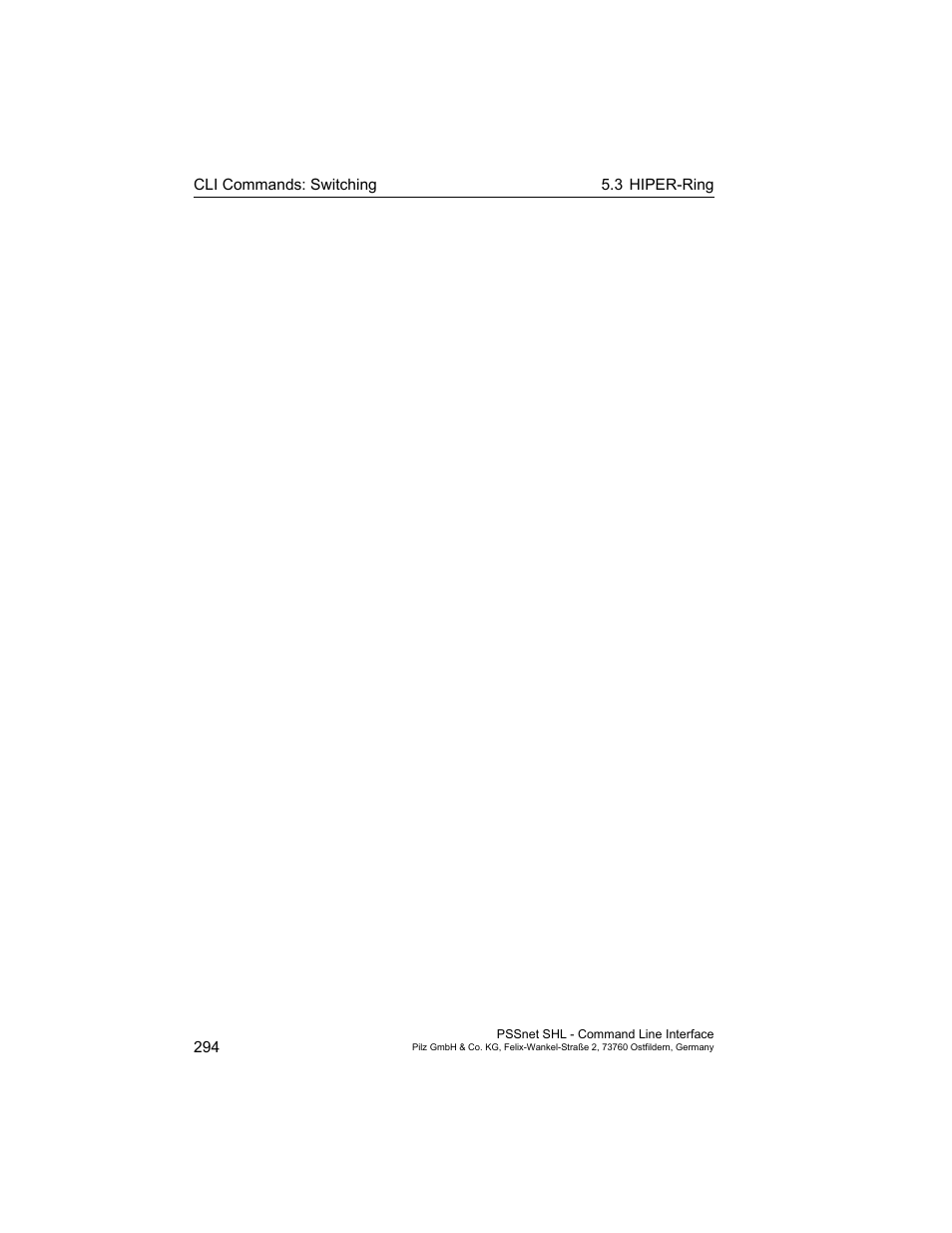 Pilz PSSnet SHL 8T MRP User Manual | Page 294 / 353