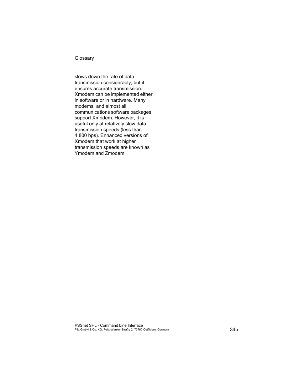 Pilz PSSnet SHL 8T MRP User Manual | Page 345 / 353