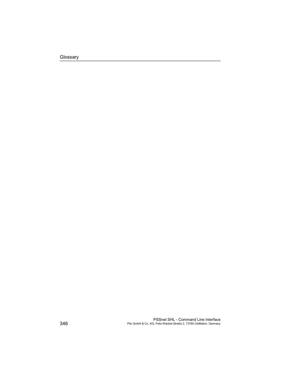 Pilz PSSnet SHL 8T MRP User Manual | Page 346 / 353