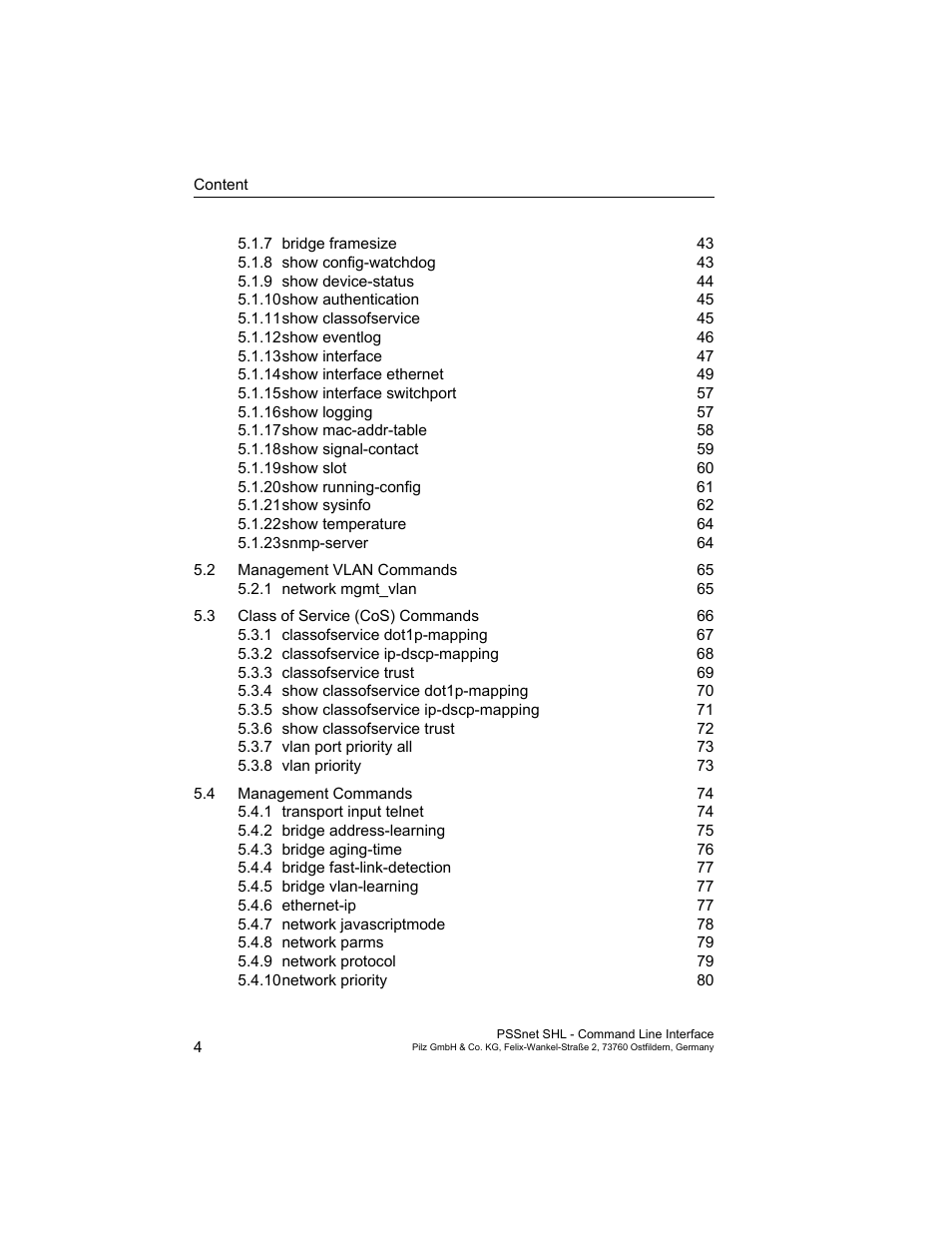 Pilz PSSnet SHL 8T MRP User Manual | Page 4 / 353