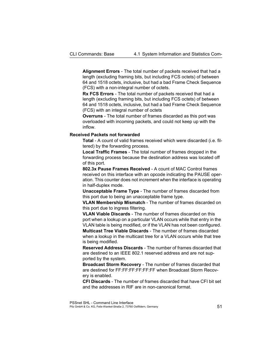 Pilz PSSnet SHL 8T MRP User Manual | Page 51 / 353