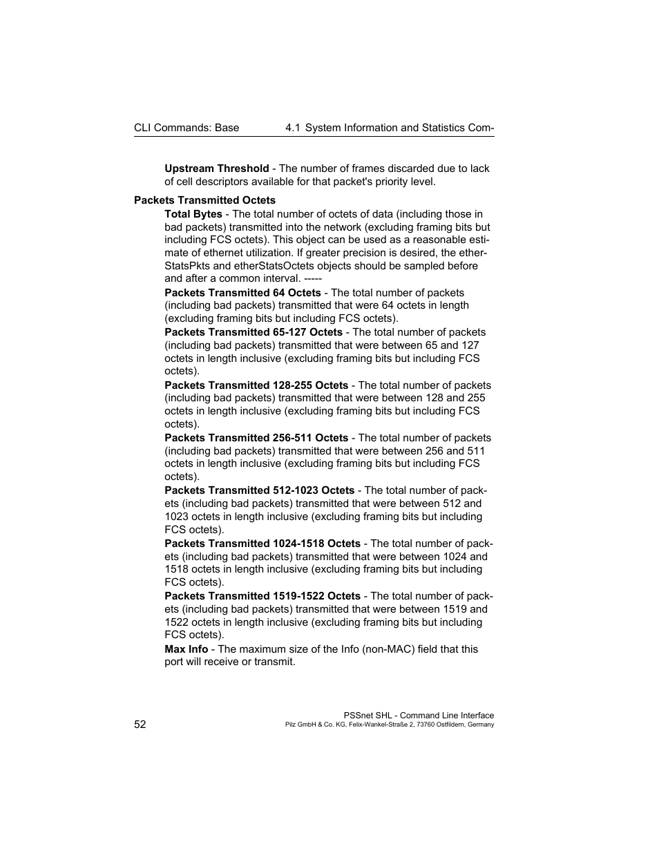 Pilz PSSnet SHL 8T MRP User Manual | Page 52 / 353