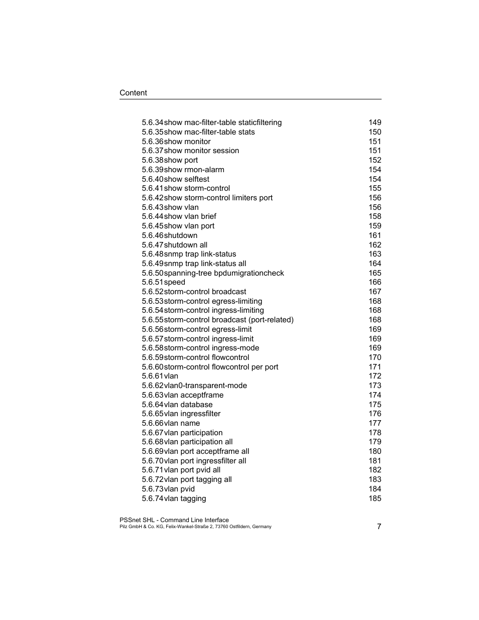 Pilz PSSnet SHL 8T MRP User Manual | Page 7 / 353