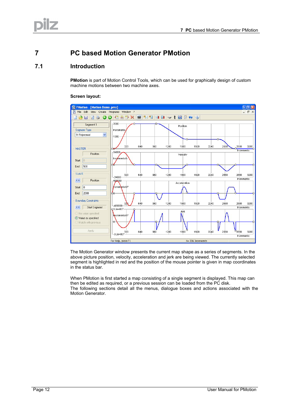 7pc based motion generator pmotion, 1 introduction | Pilz PMCprimo 16+.00/0/1/6/4 User Manual | Page 12 / 56