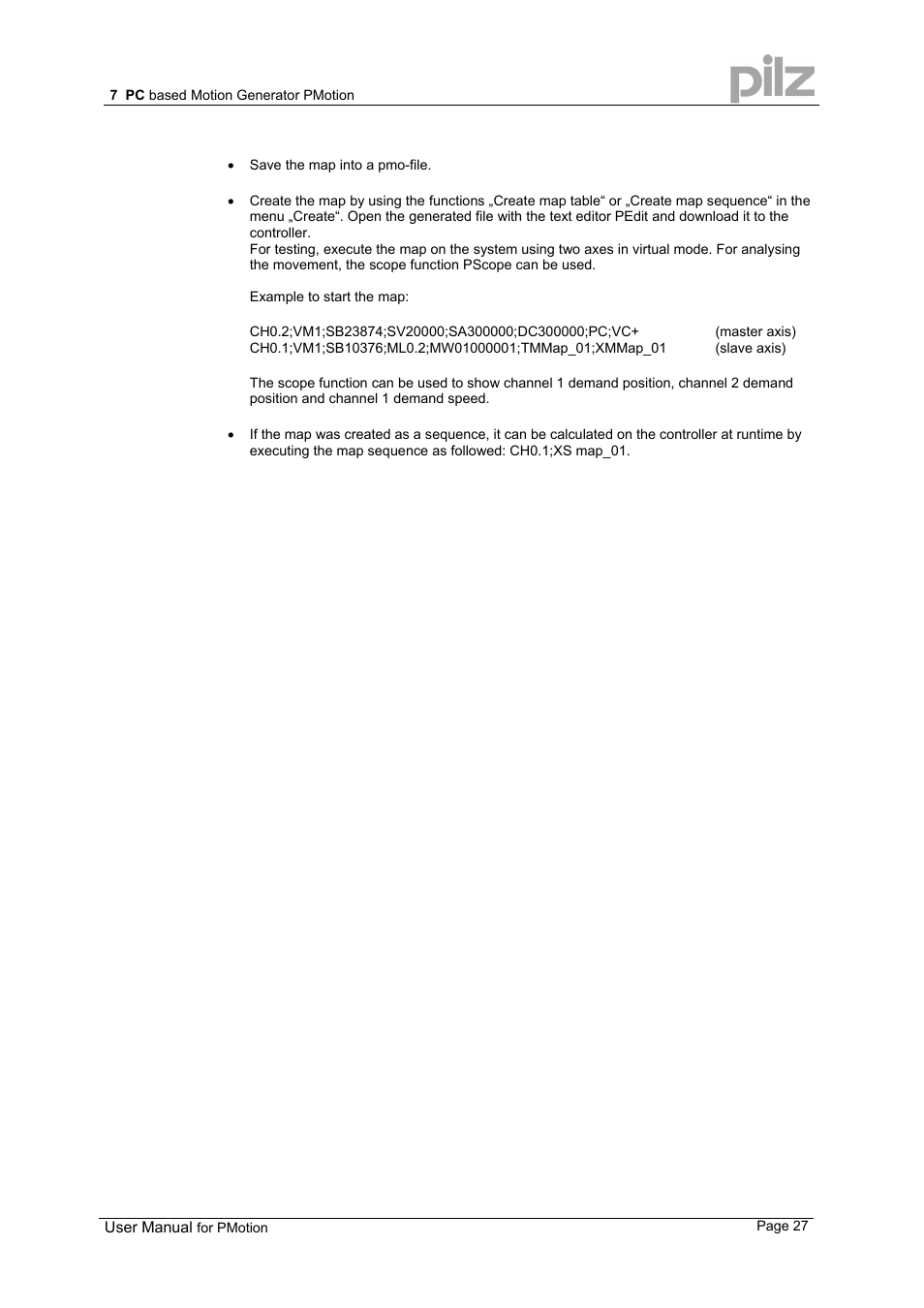 Pilz PMCprimo 16+.00/0/1/6/4 User Manual | Page 27 / 56