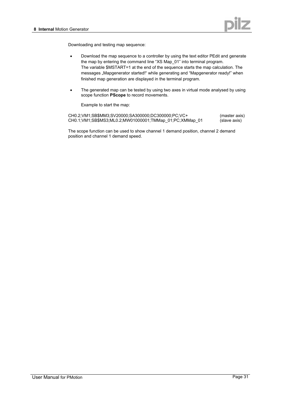 Pilz PMCprimo 16+.00/0/1/6/4 User Manual | Page 31 / 56