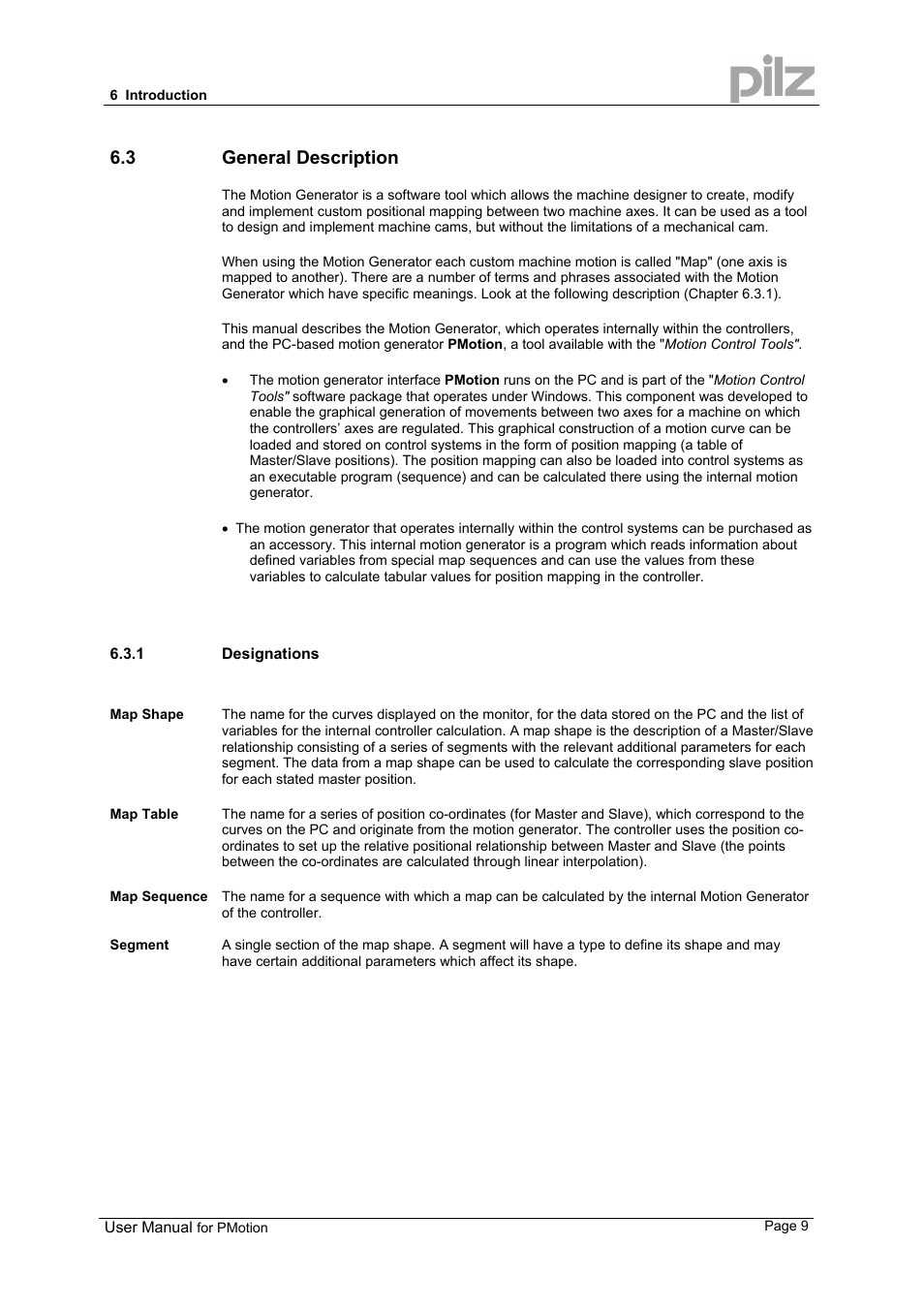 3 general description | Pilz PMCprimo 16+.00/0/1/6/4 User Manual | Page 9 / 56