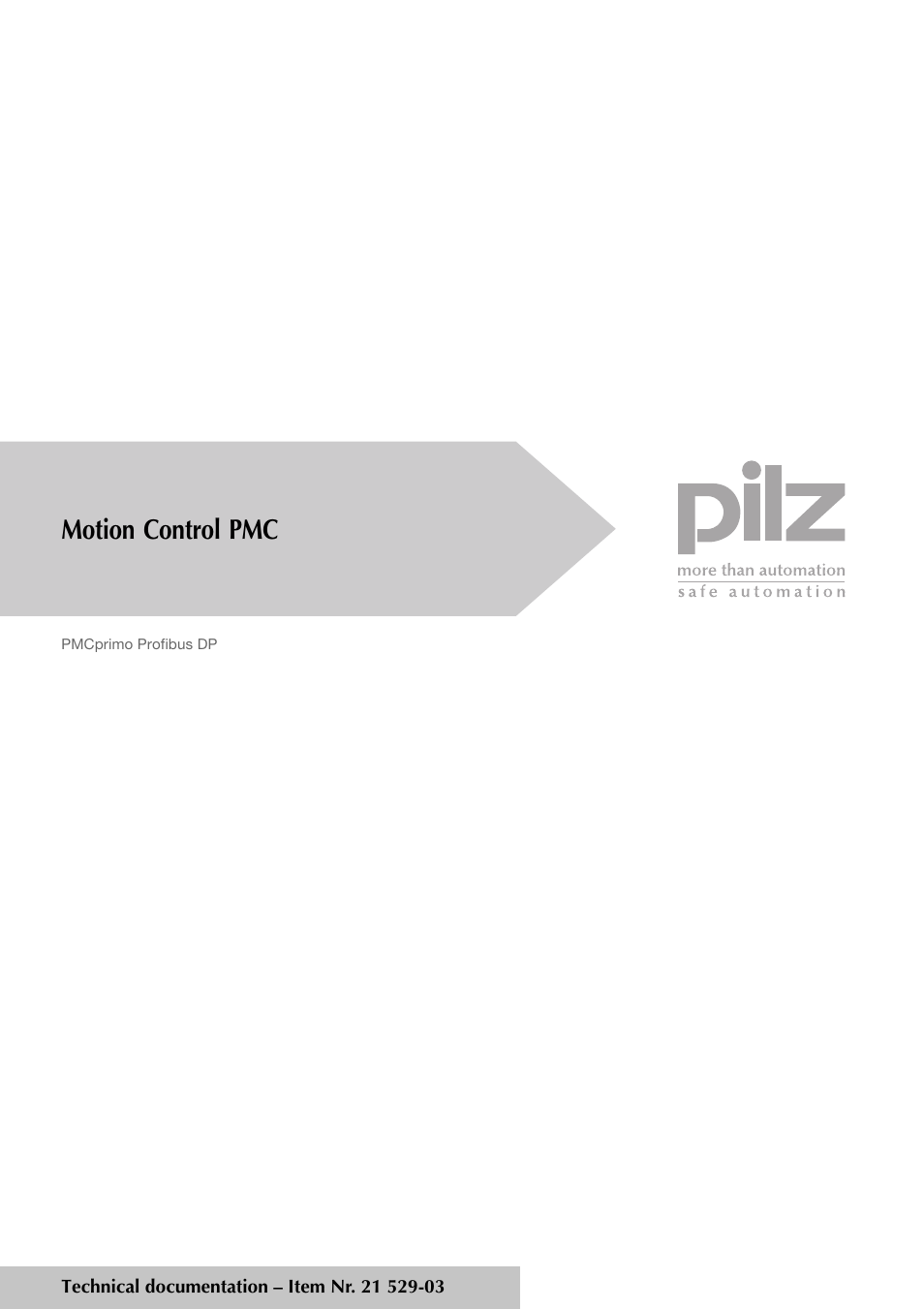 Pilz PMCprimo 16+.00/0/1/6/4 User Manual | 16 pages