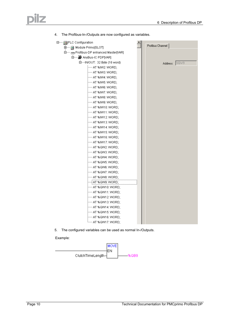 Pilz PMCprimo 16+.00/0/1/6/4 User Manual | Page 10 / 16