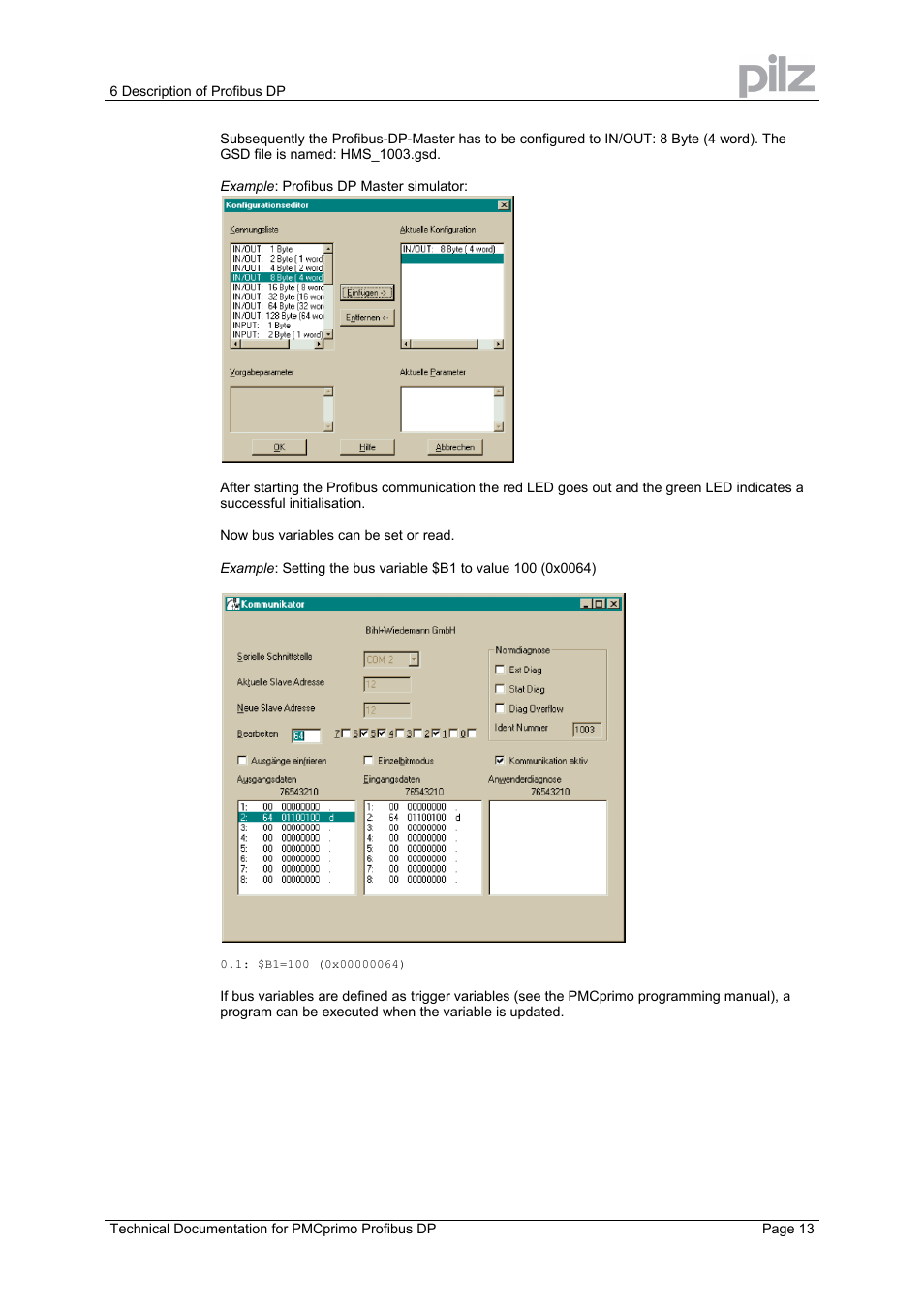 Pilz PMCprimo 16+.00/0/1/6/4 User Manual | Page 13 / 16