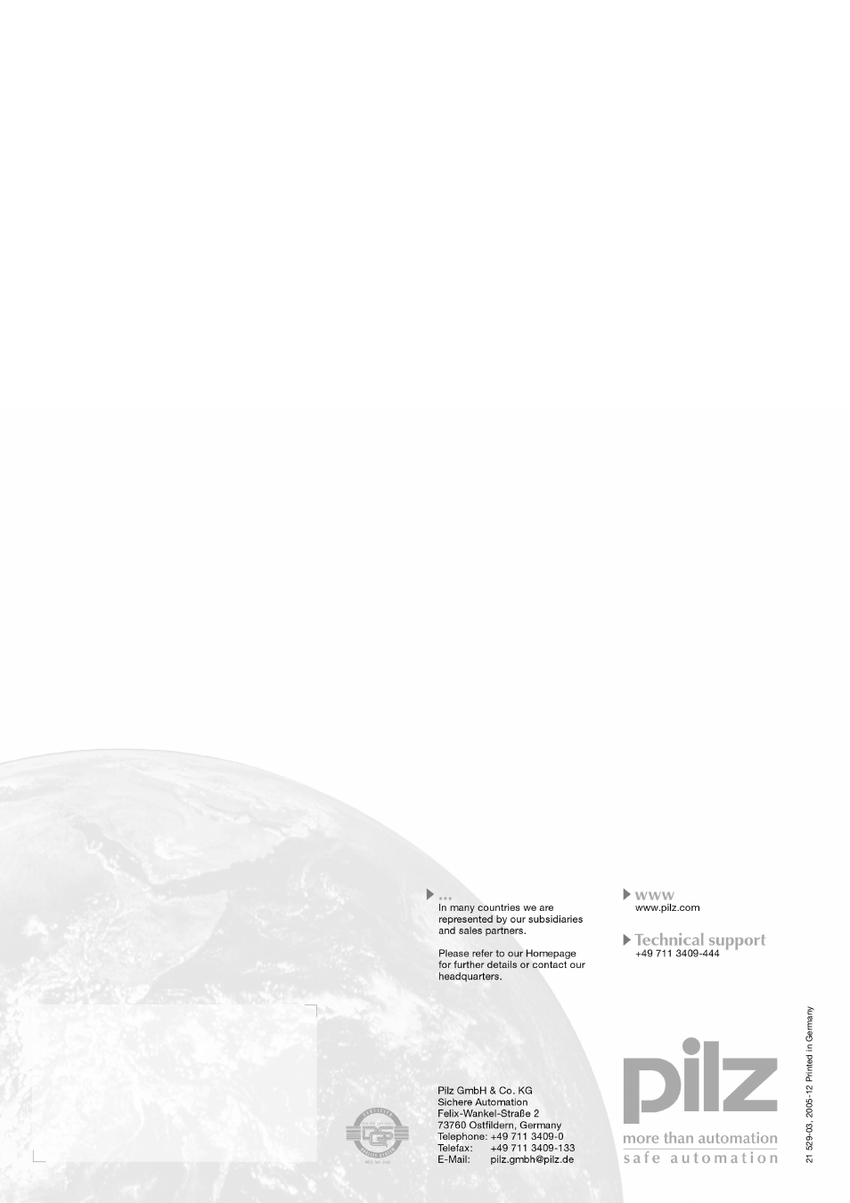 Pilz PMCprimo 16+.00/0/1/6/4 User Manual | Page 16 / 16