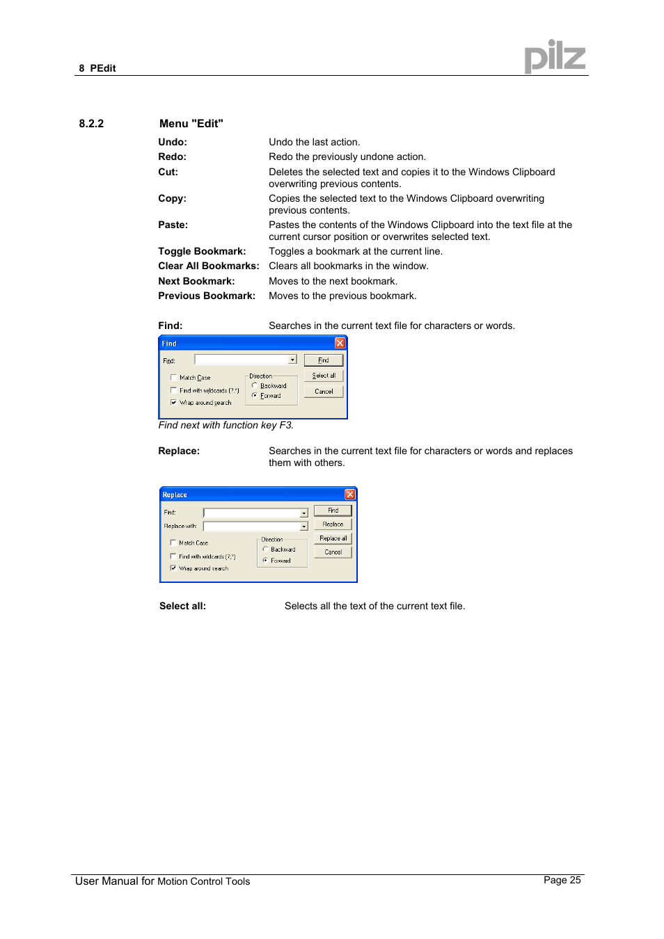 Pilz PMCprimo 16+.00/0/1/6/4 User Manual | Page 25 / 48