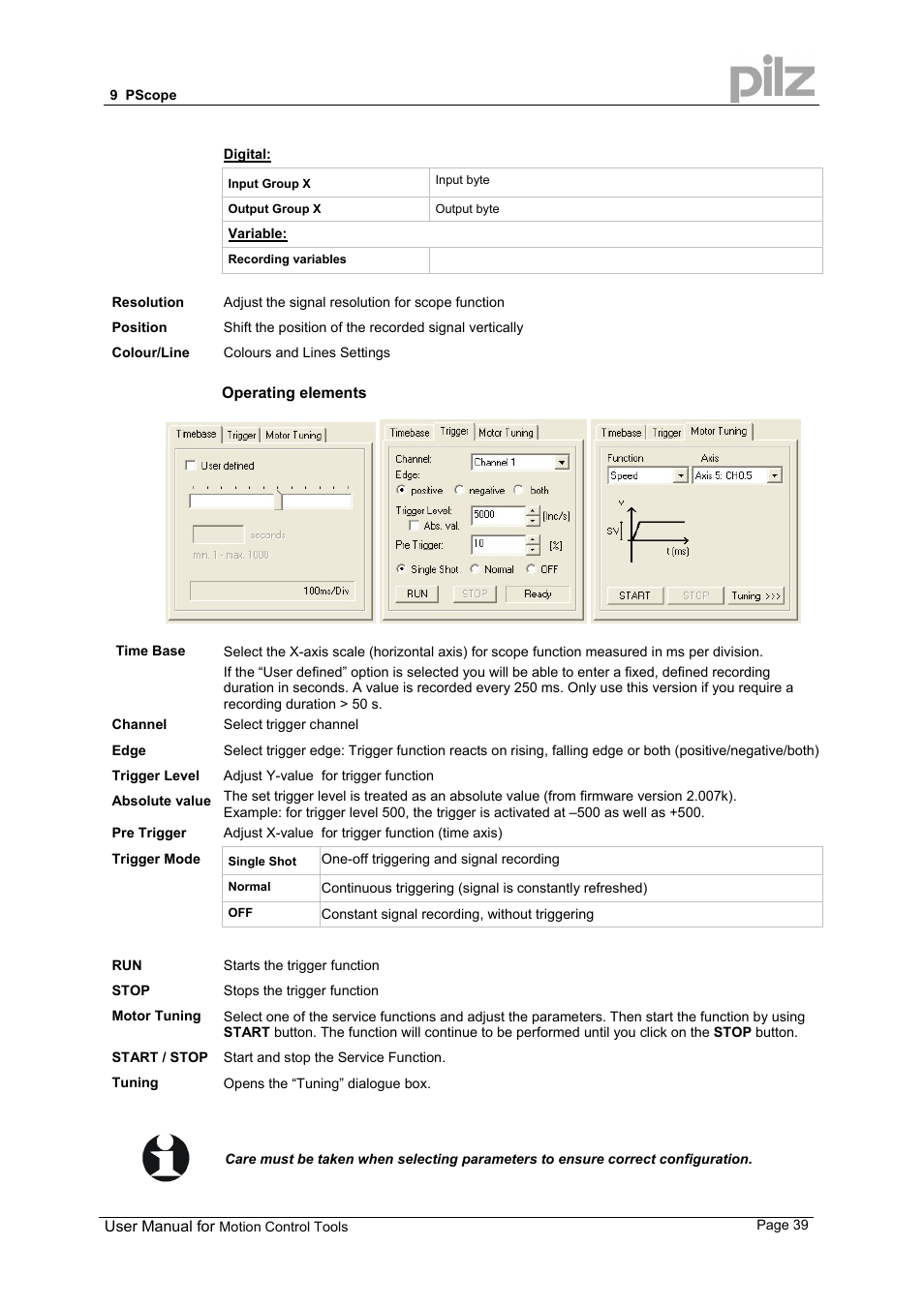 Pilz PMCprimo 16+.00/0/1/6/4 User Manual | Page 39 / 48